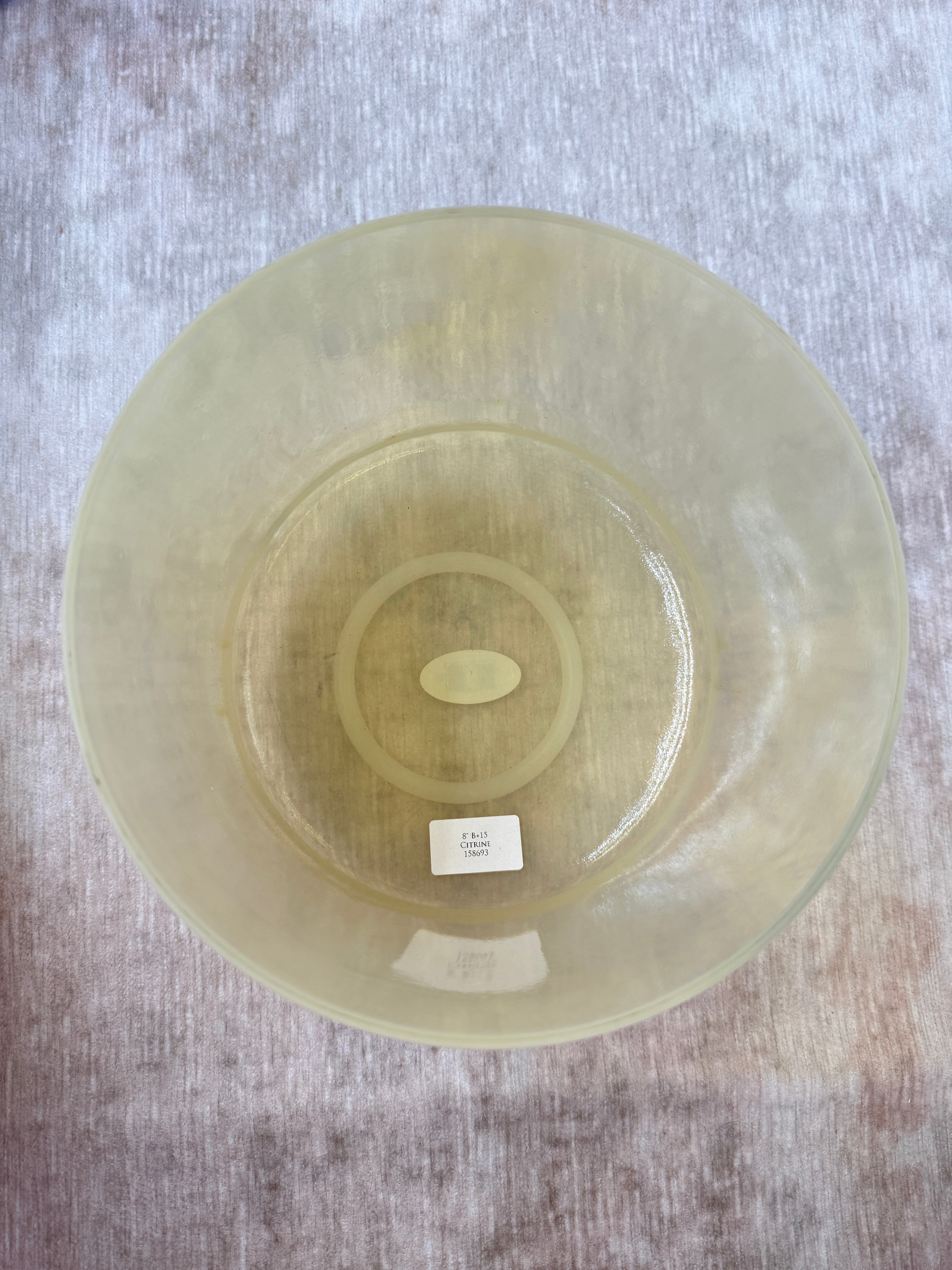 8" B+15 Citrine 158693 Crystal Tones® Alchemy Singing Bowl