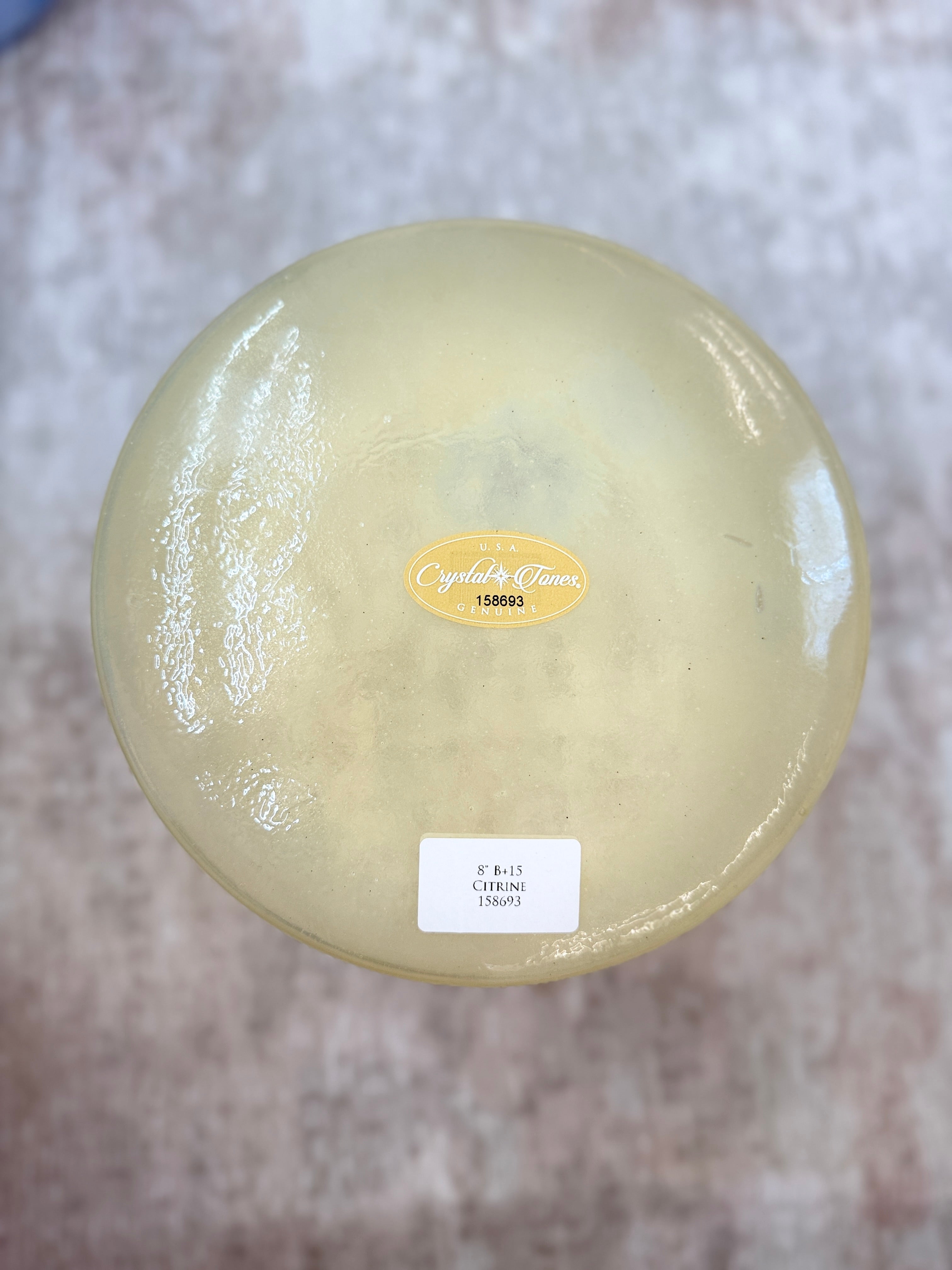 8" B+15 Citrine 158693 Crystal Tones® Alchemy Singing Bowl