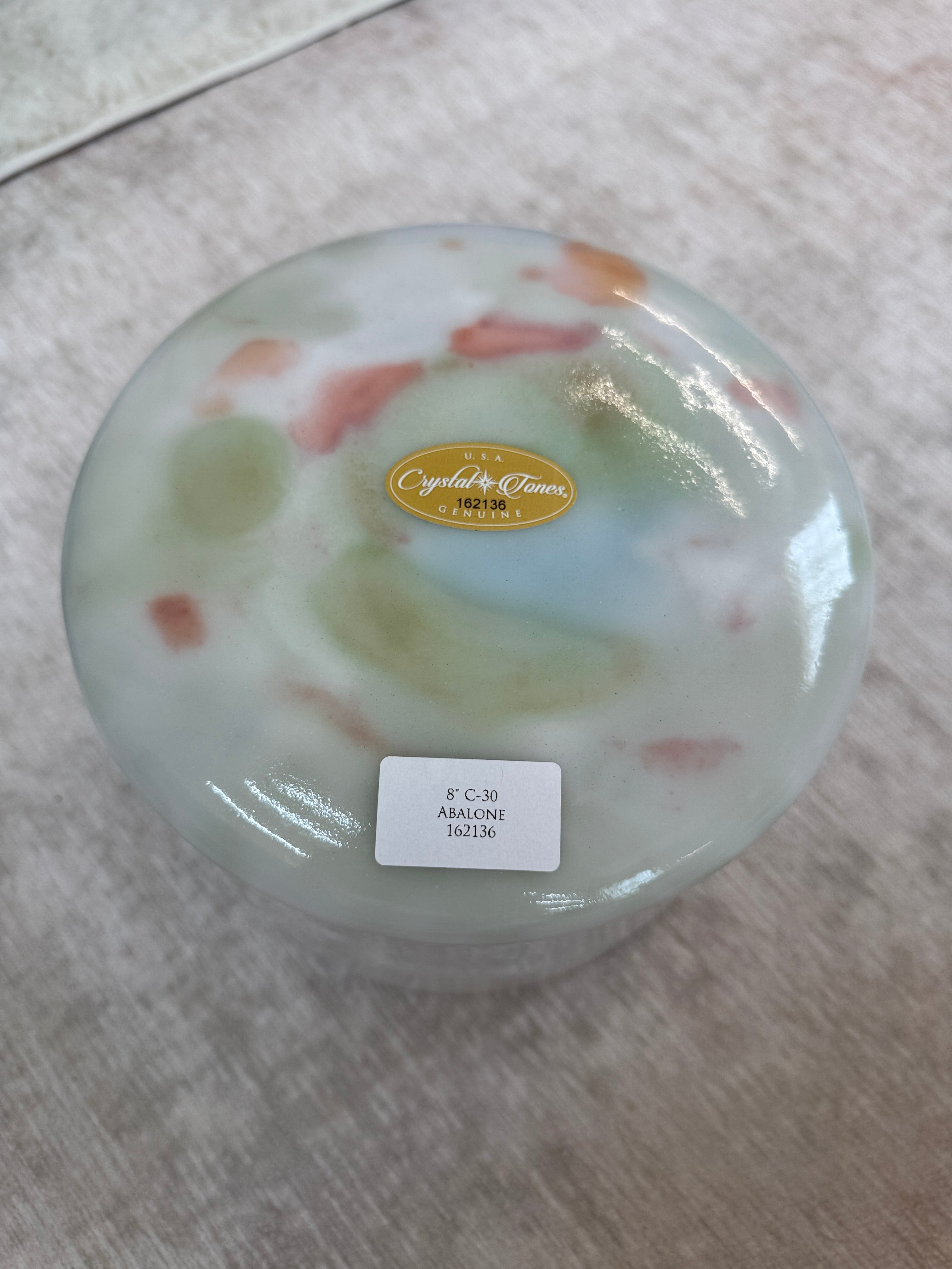 8" C-30 Abalone 152136 Crystal Tones® Alchemy Singing Bowl
