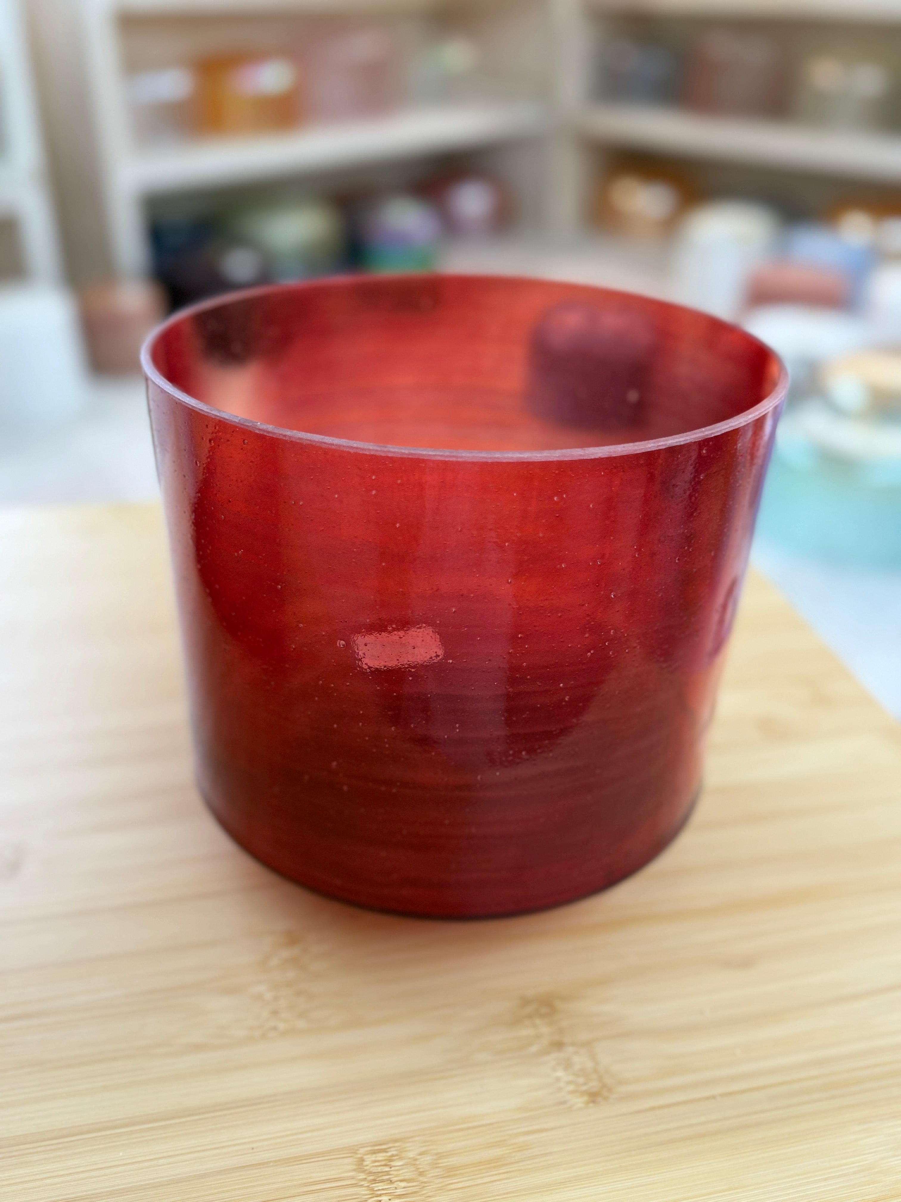 8" C#-5 Ruby 161643 Crystal Tones® Alchemy Singing Bowl