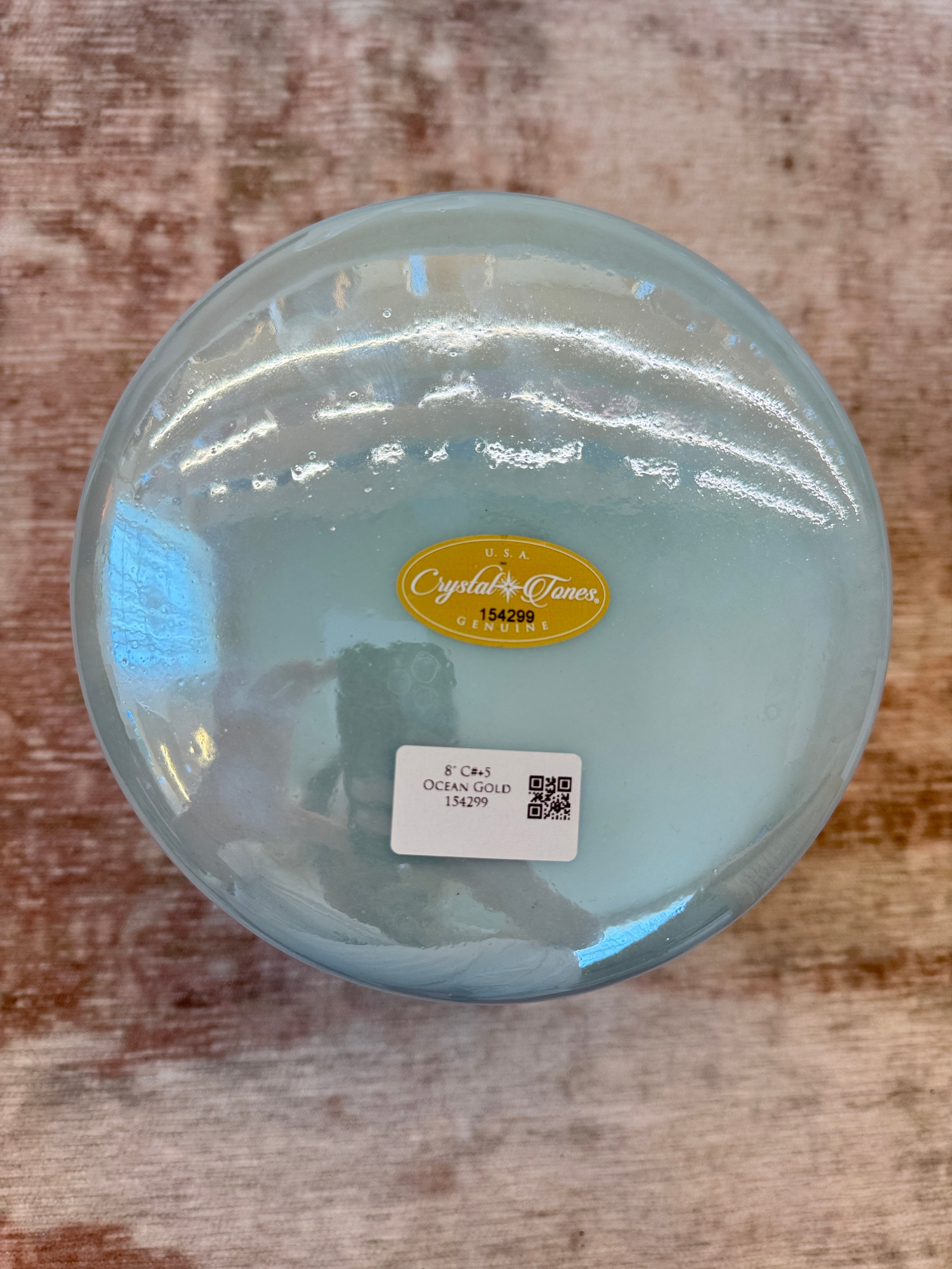8" C#+5 Ocean Gold 154299 Crystal Tones® Alchemy Singing Bowl