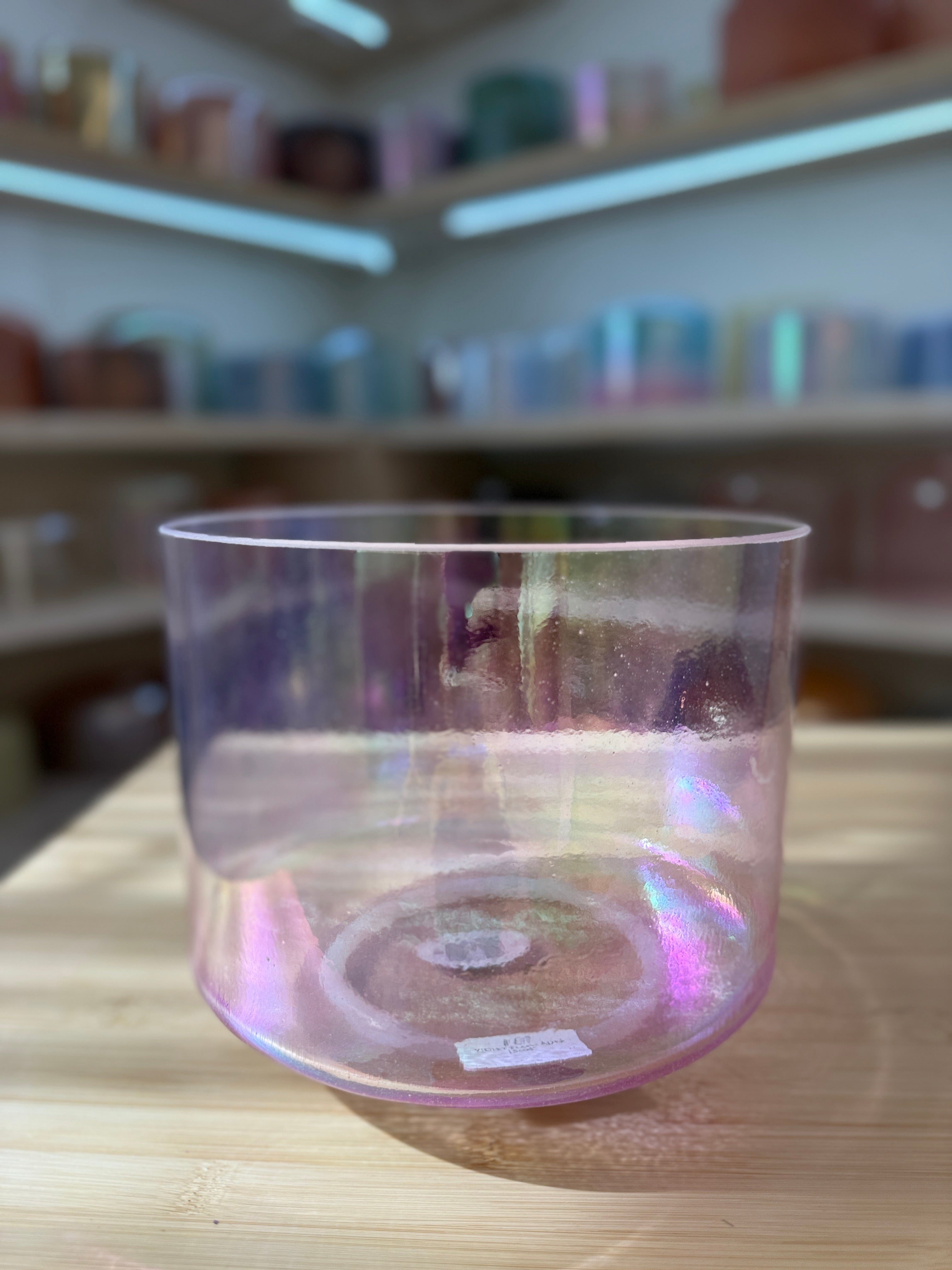8" C+5 Violet Flame Aura 156687 Crystal Tones® Alchemy Singing Bowl