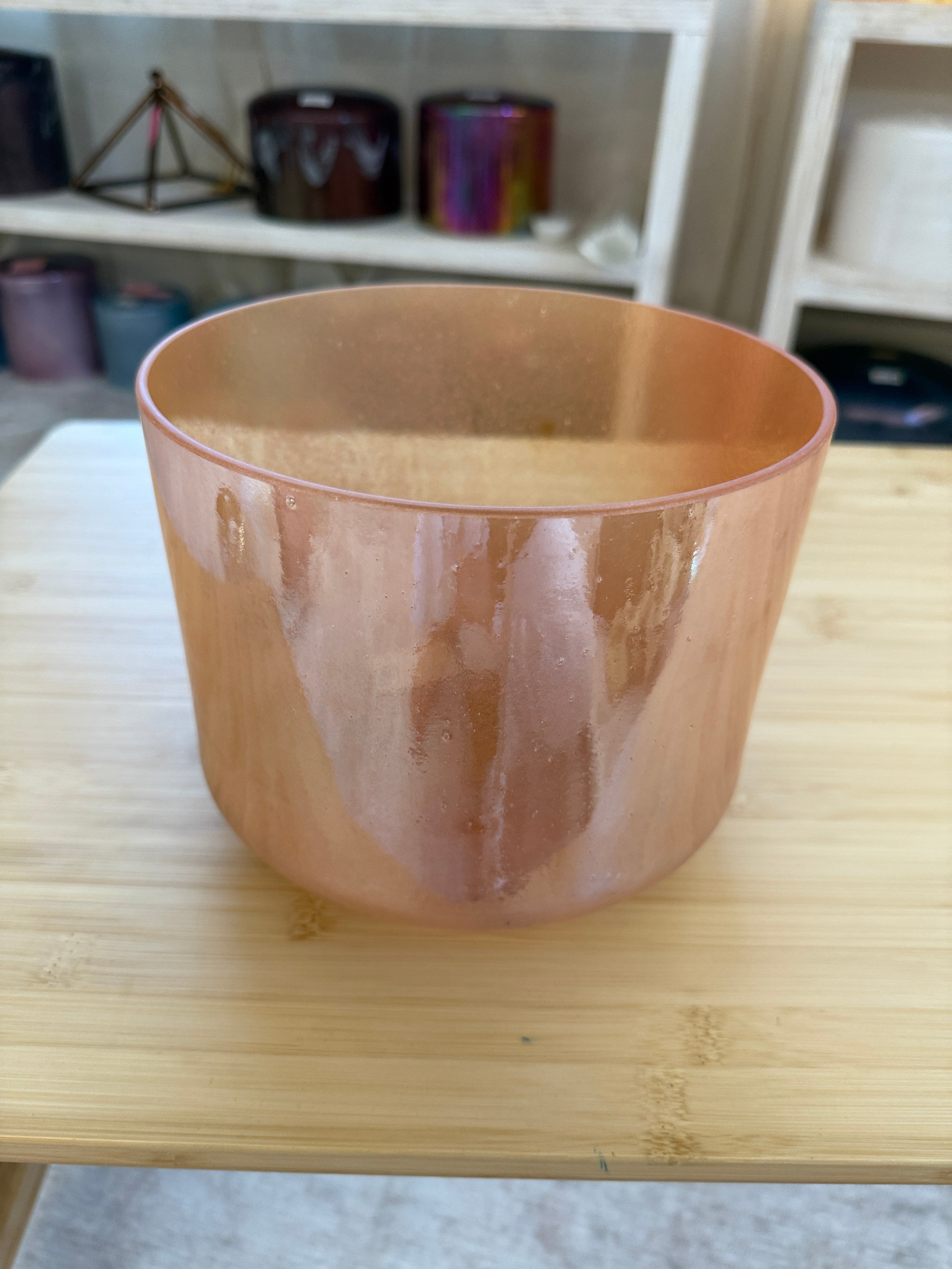 8" D-20 Carnelian, Palladium 145068 Crystal Tones® Alchemy Singing Bowl