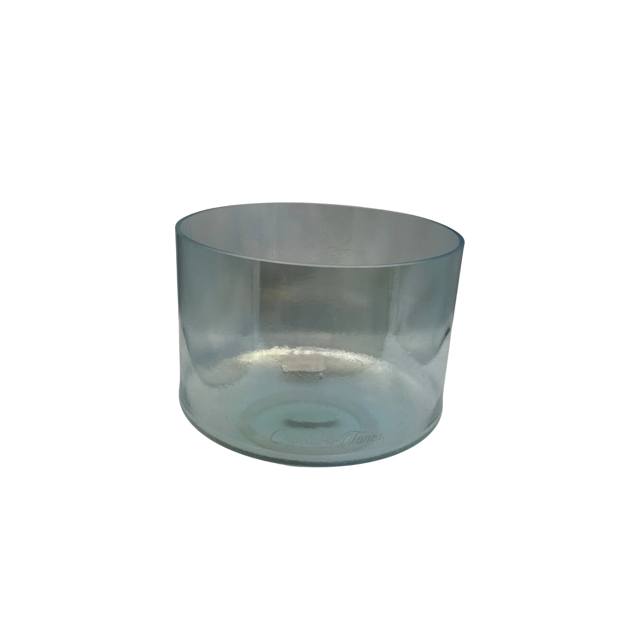 8" D-5 Aqua Aura Gold Bowl