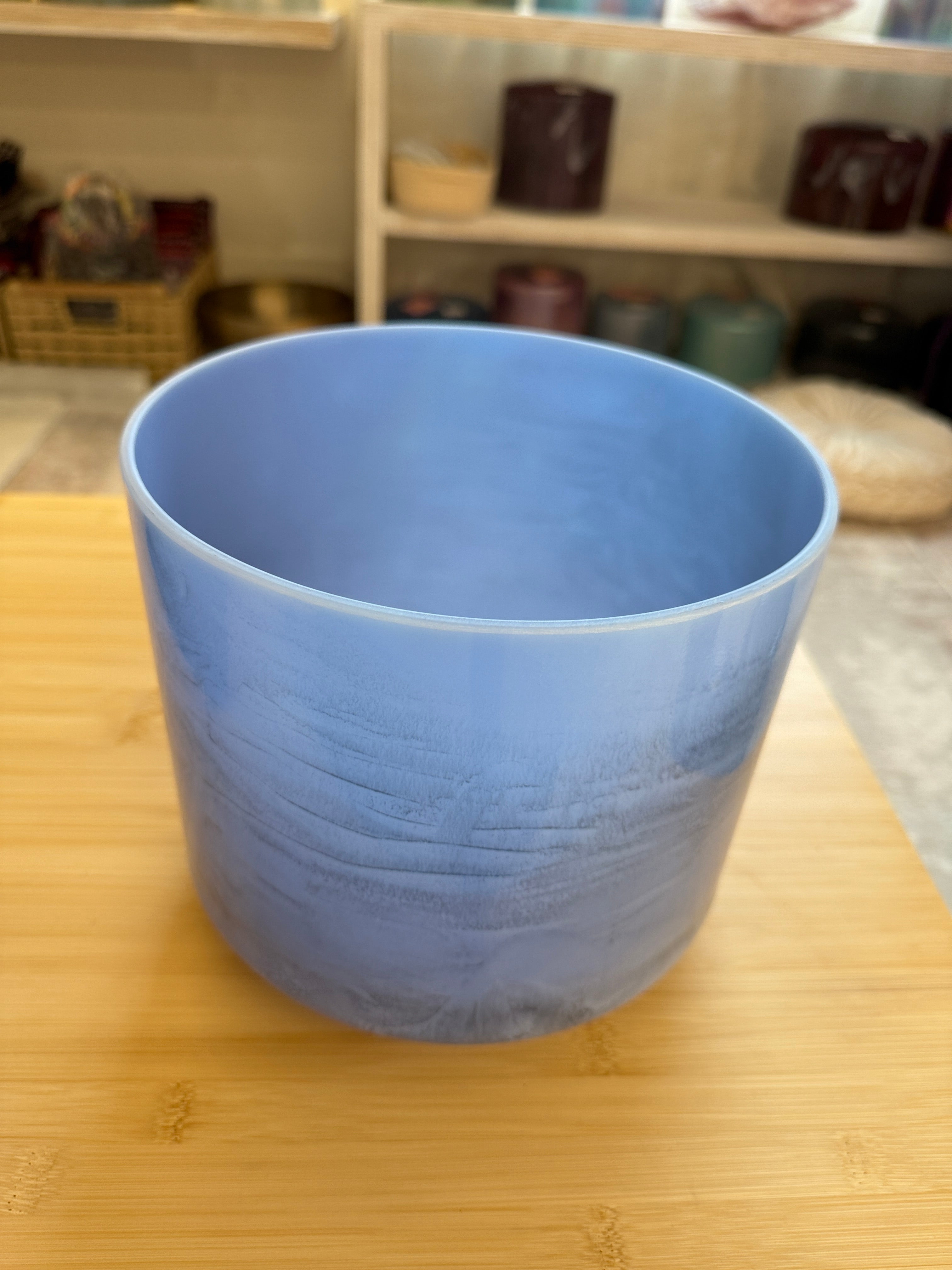 8" D#-50 Egyptian Blue 152614 Crystal Tones® Alchemy Singing Bowl