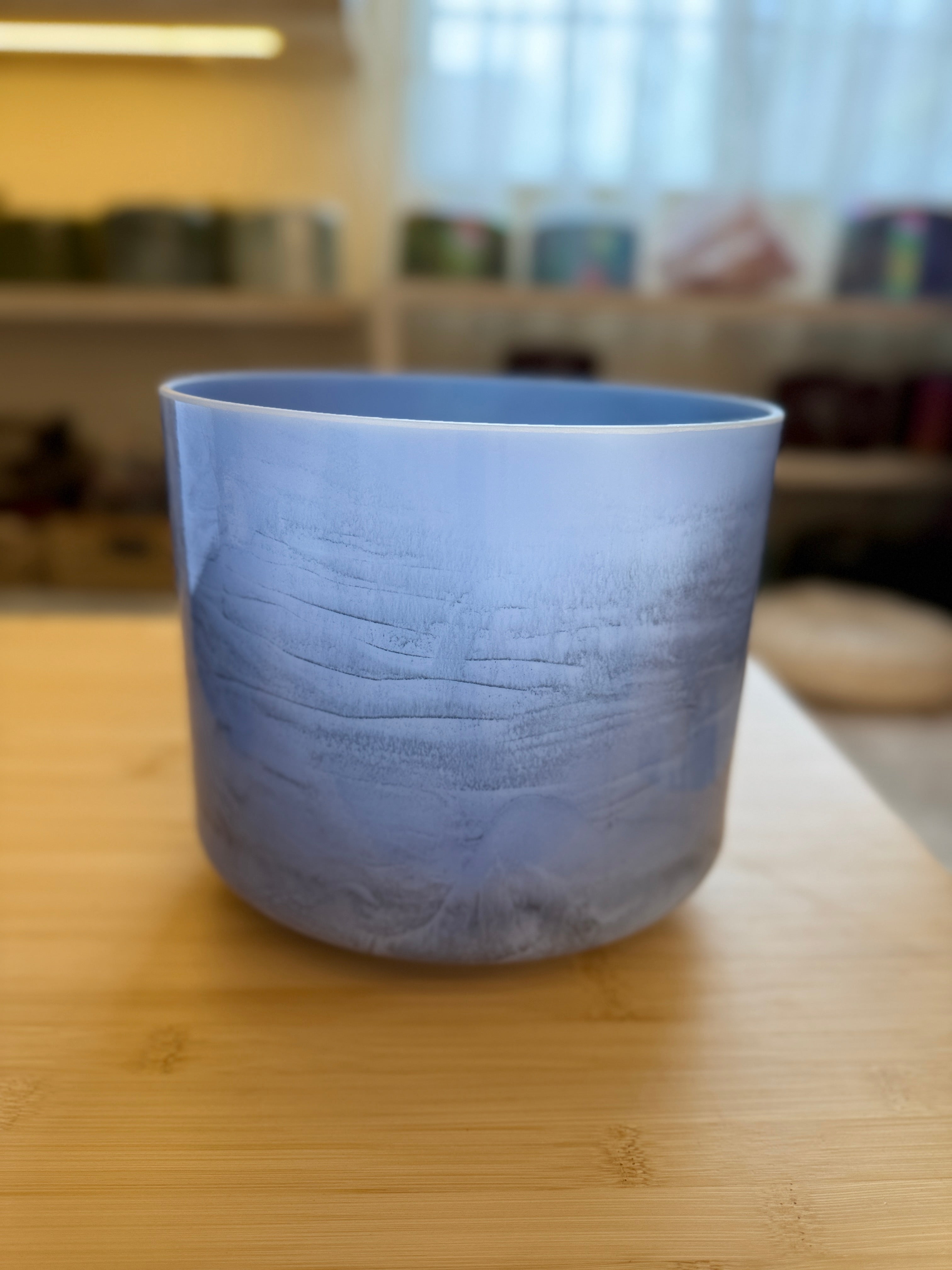 8" D#-50 Egyptian Blue 152614 Crystal Tones® Alchemy Singing Bowl