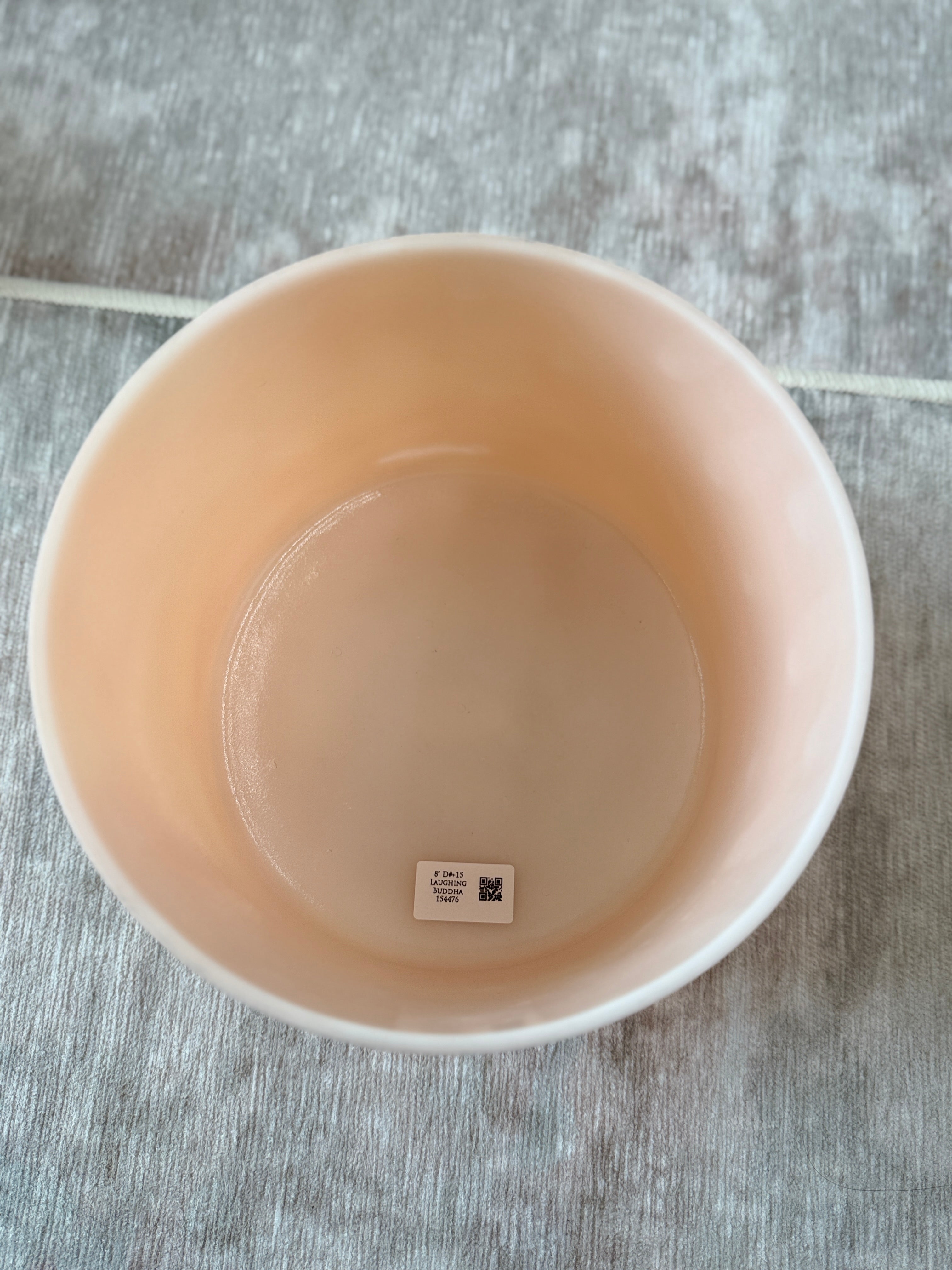 8" D#+15 Laughing Buddha 154476 Crystal Tones® Alchemy Singing Bowl