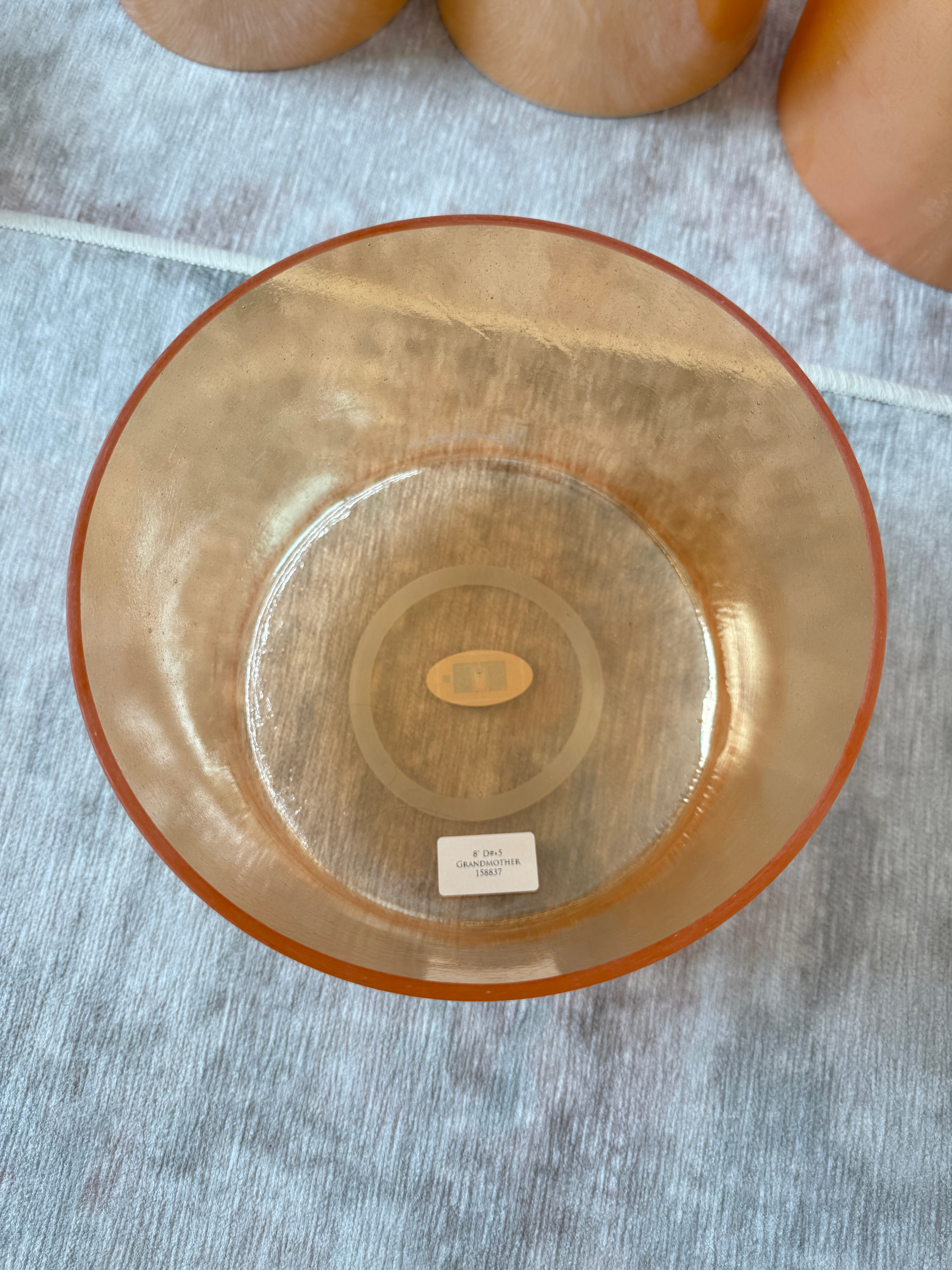 8" D#+5 Grandmother 158837 Crystal Tones Alchemy Singing Bowl