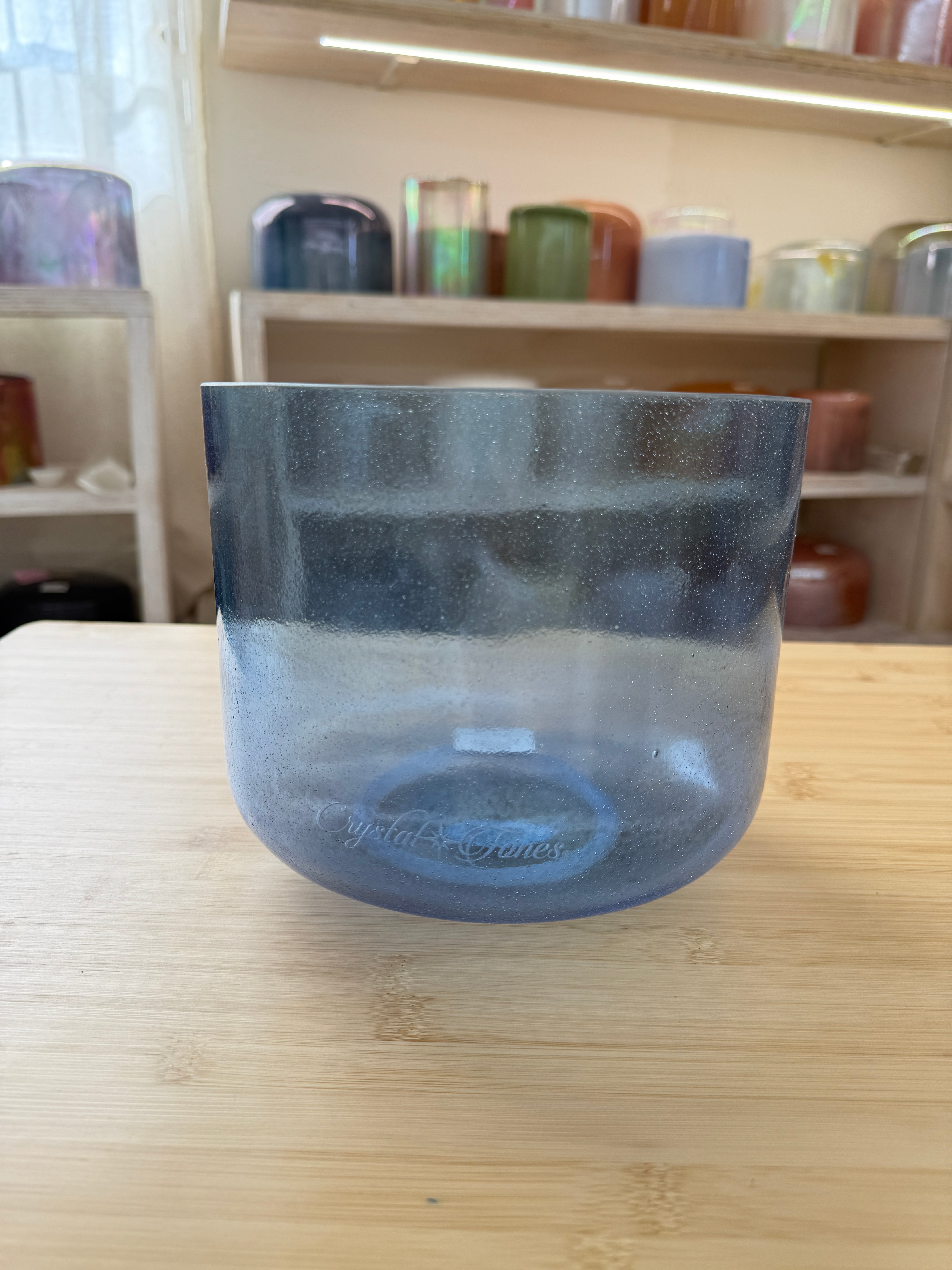 8" E-35 Indigo 137042 Crystal Tones® Alchemy Singing Bowl