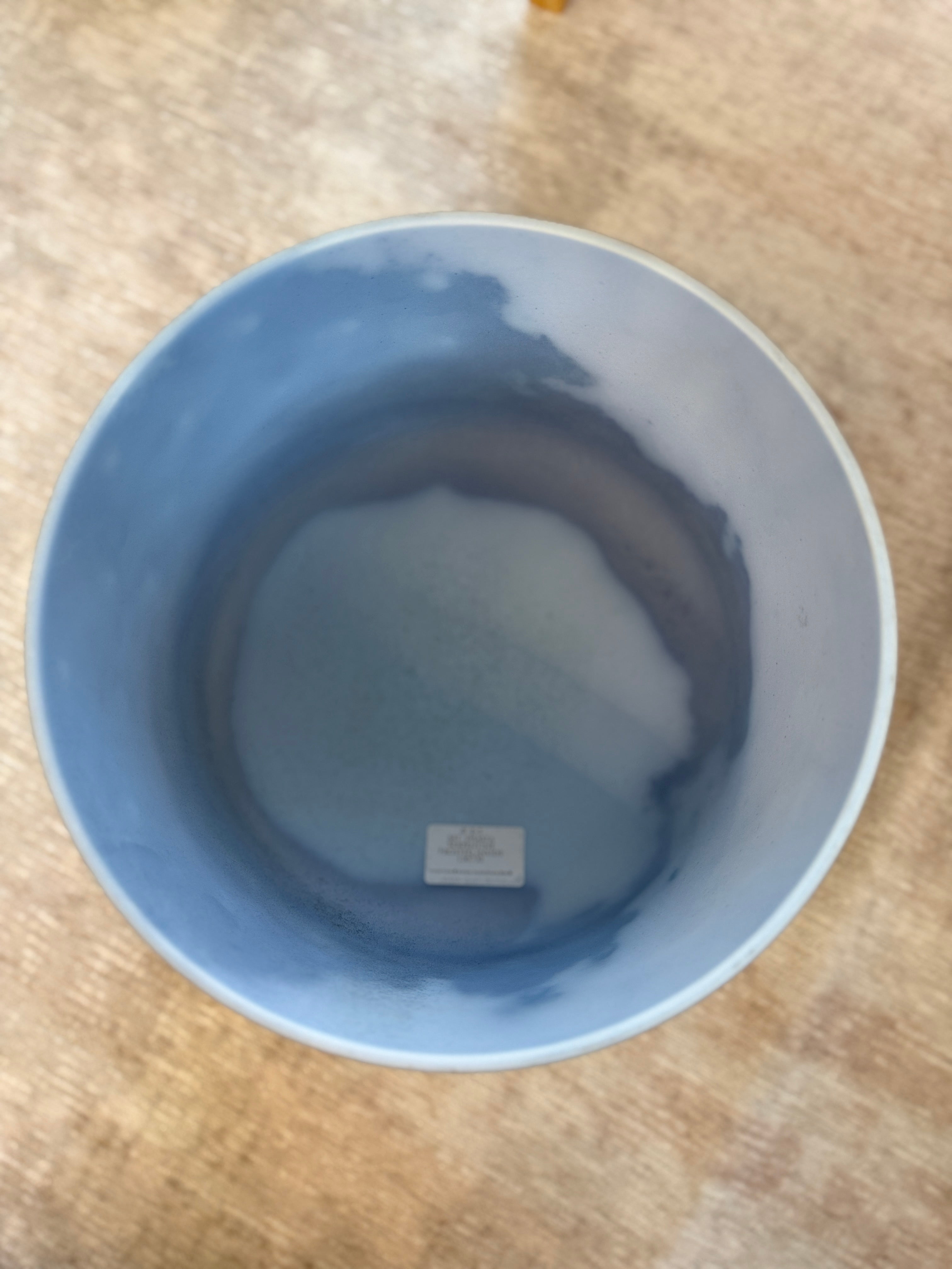 8" E-5 Mt. Shasta Serpentine, Frosted Inside 136733 Crystal Tones® Alchemy Singing Bowl