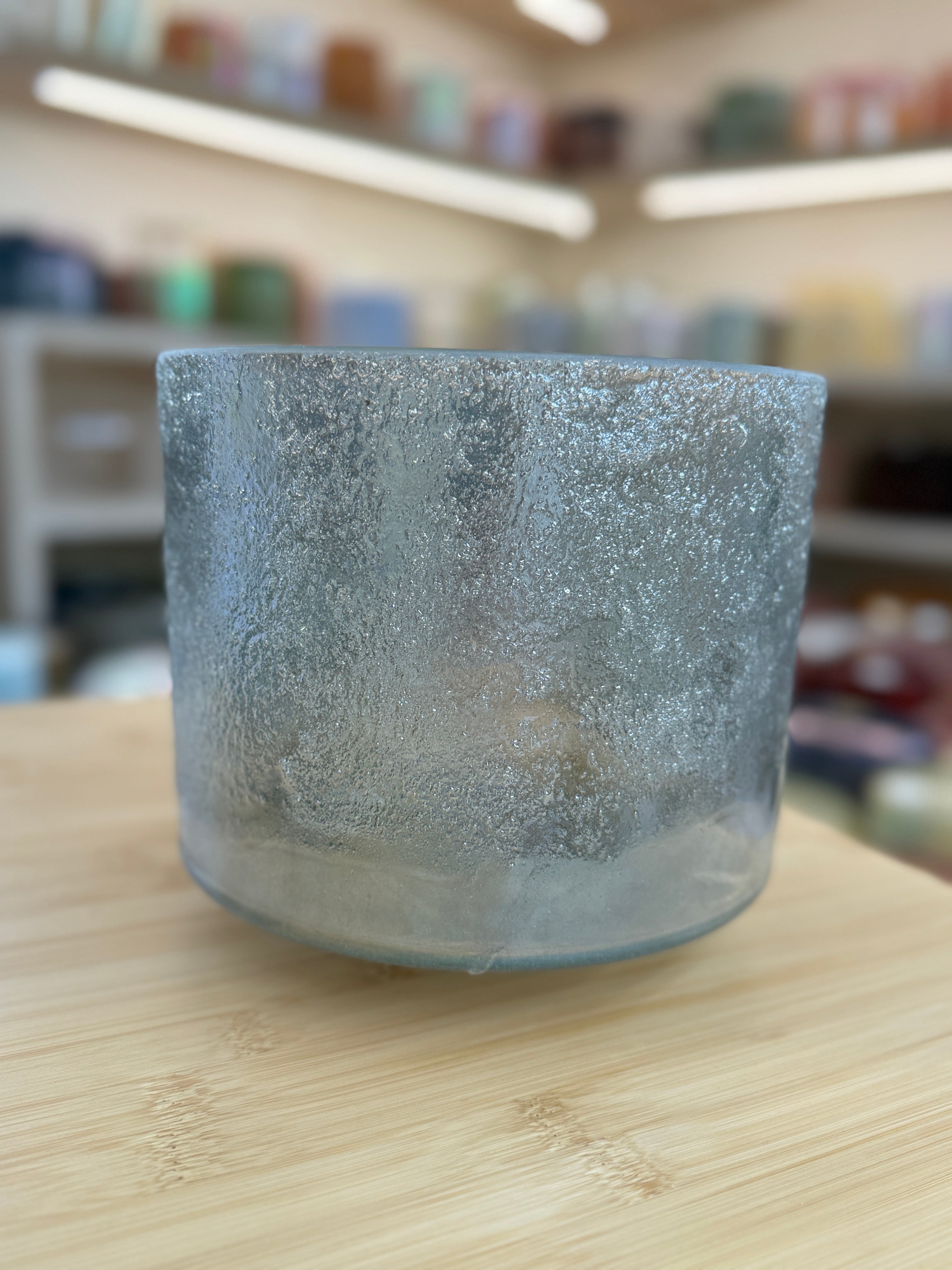 8" E0 Lemurian Seed, Moldavite, Palladium 148601 Crystal Tones® Alchemy Singing Bowl