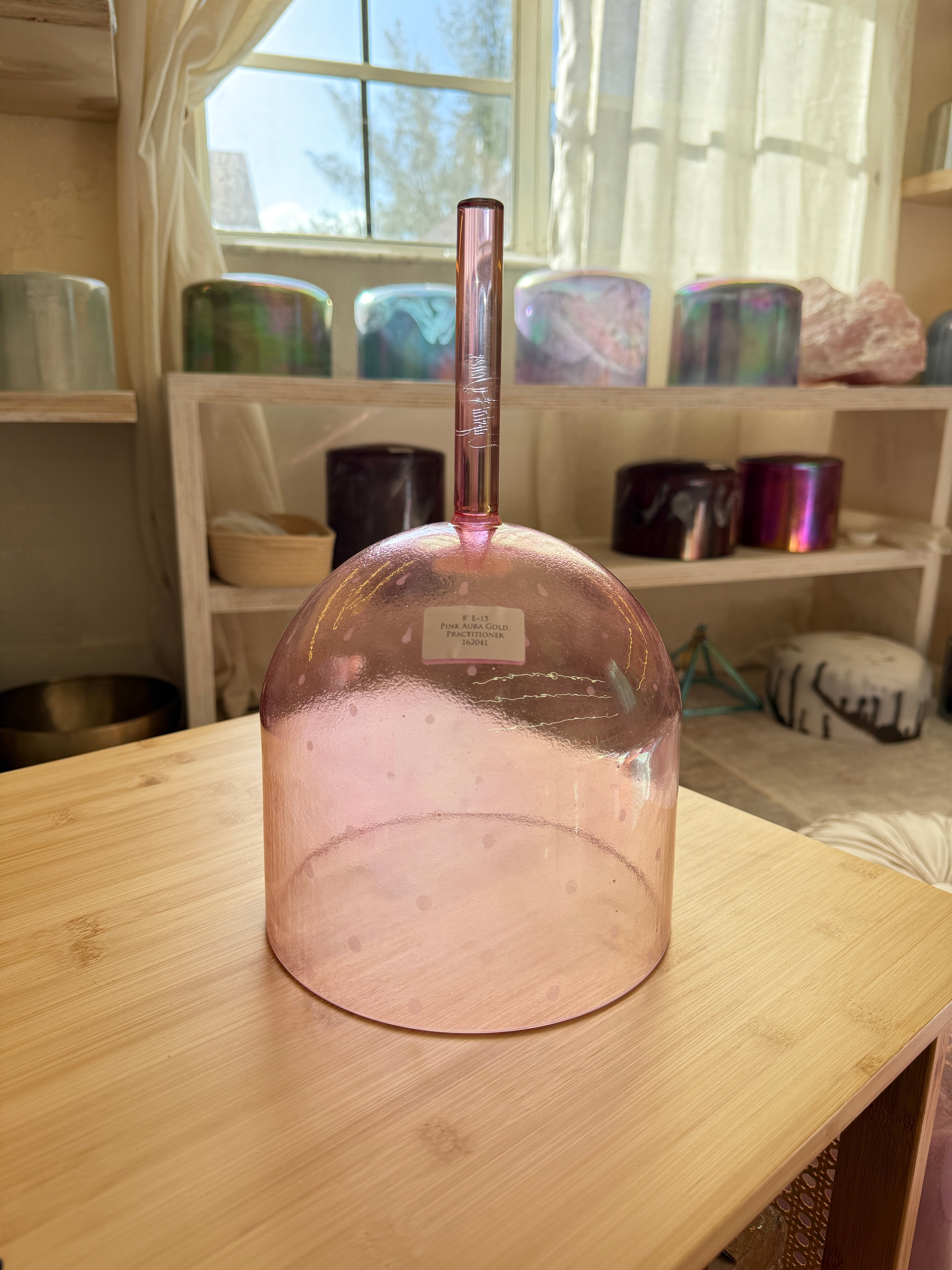 8" E+15 Pink Aura Gold 162041 Crystal Tones® Alchemy Practitioner