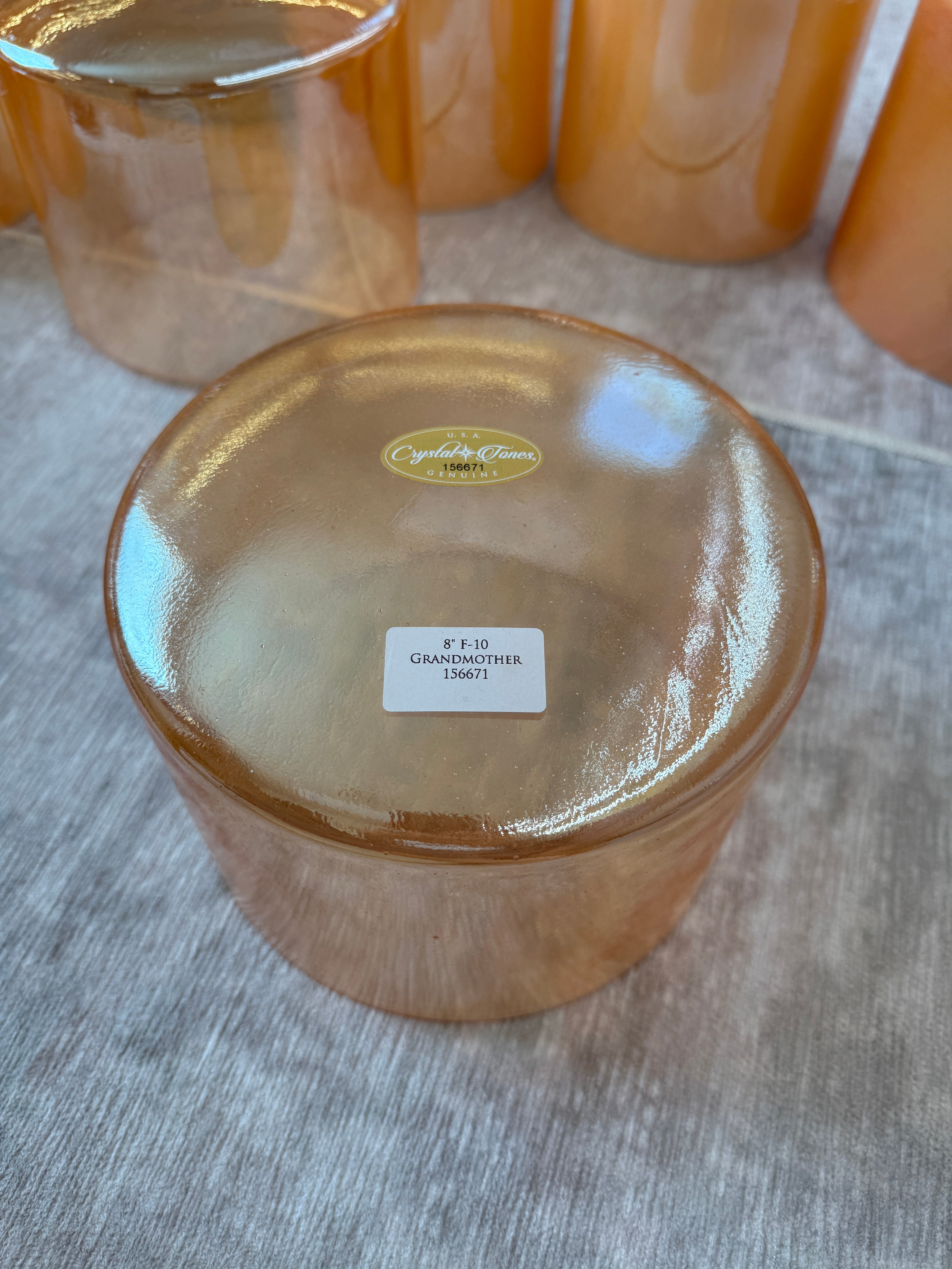 8" F-10 Grandmother 156671 Crystal Tones® Alchemy Singing Bowl