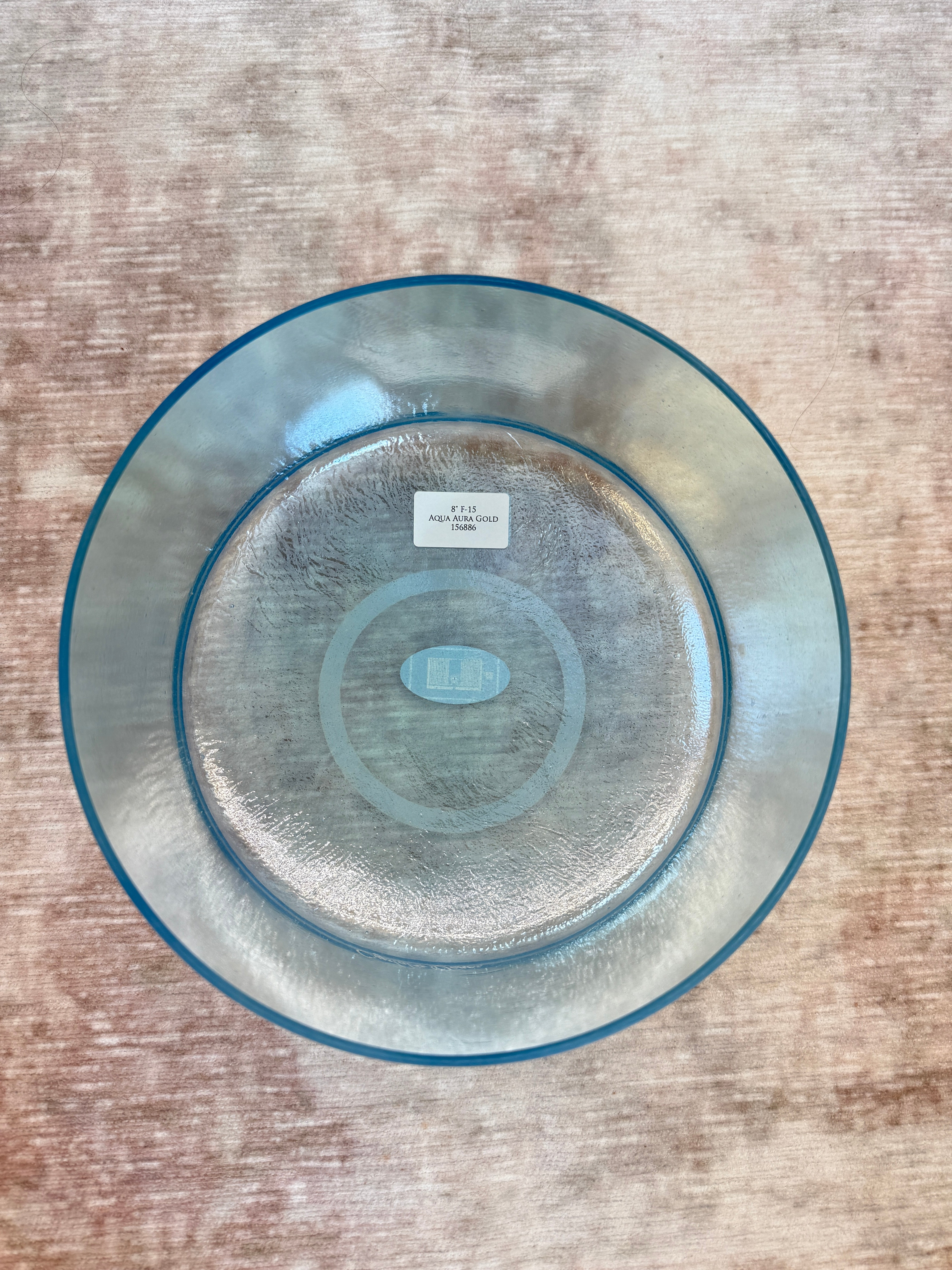 8" F-15 Aqua Aura Gold 156886 Crystal Tones® Alchemy Singing Bowl