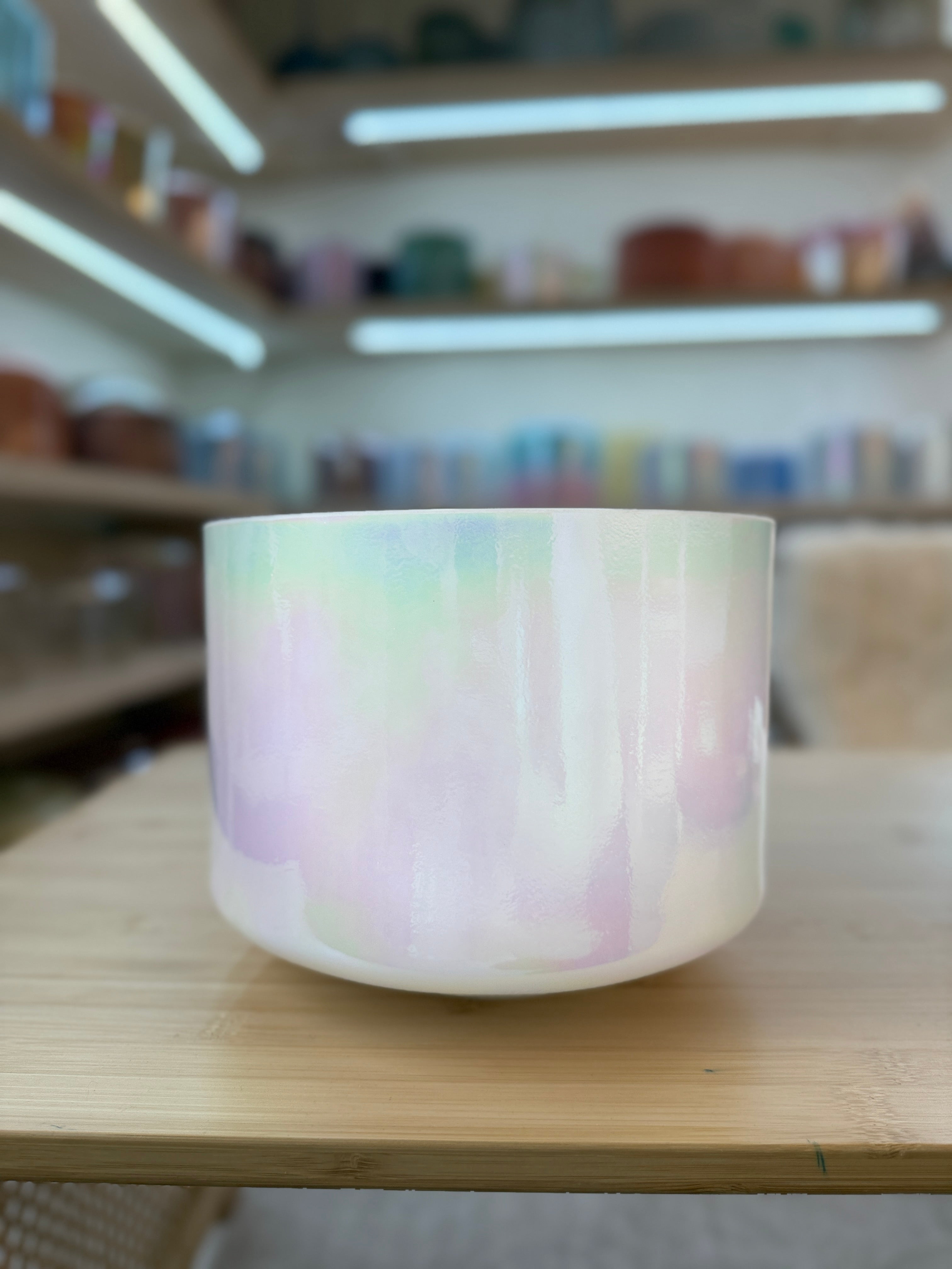 8” F-20 Mother of Platinum 157504 Crystal Tones® Alchemy Singing Bowl
