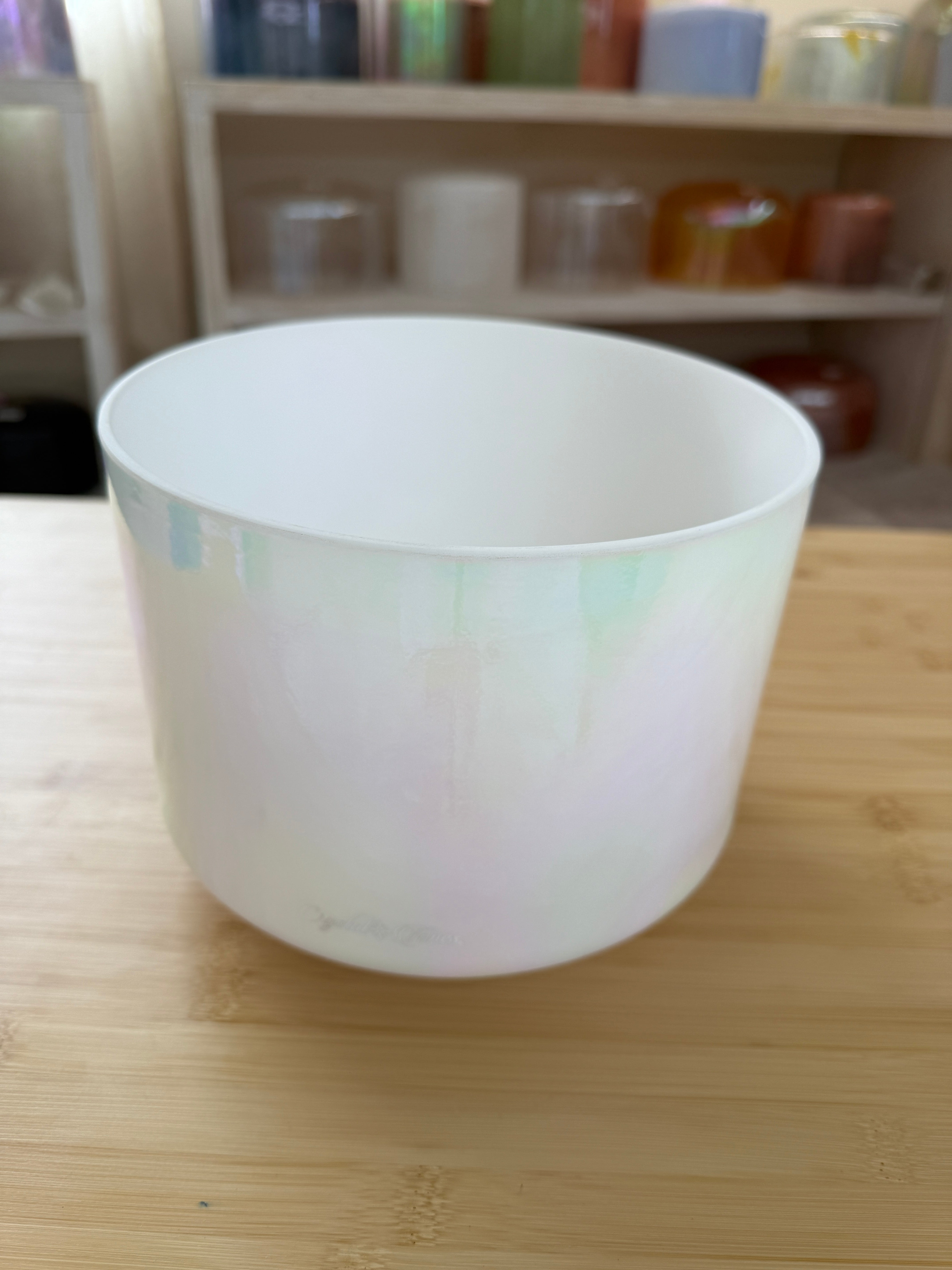 8” F-20 Mother of Platinum 157504 Crystal Tones® Alchemy Singing Bowl