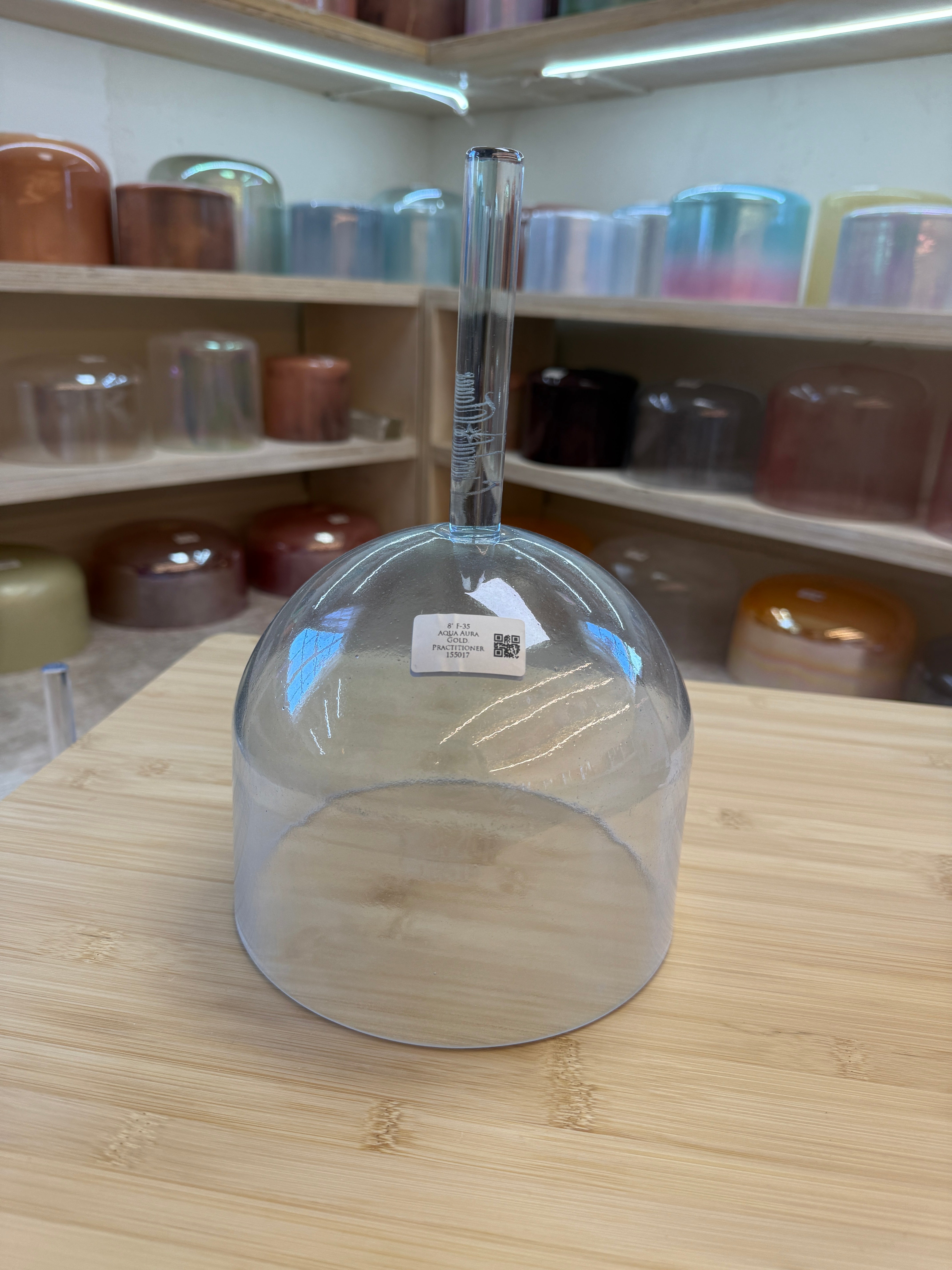 8" F-35 Aqua Aura Gold 155017 Crystal Tones® Alchemy Practitioner