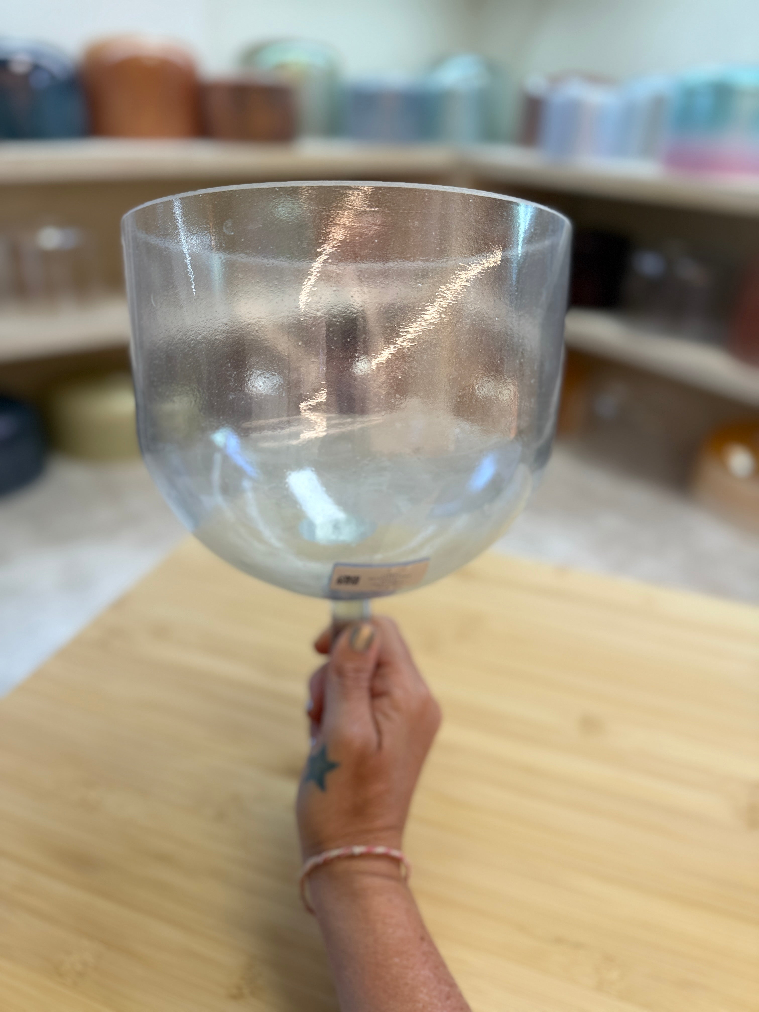 8" F-35 Aqua Aura Gold 155017 Crystal Tones® Alchemy Practitioner