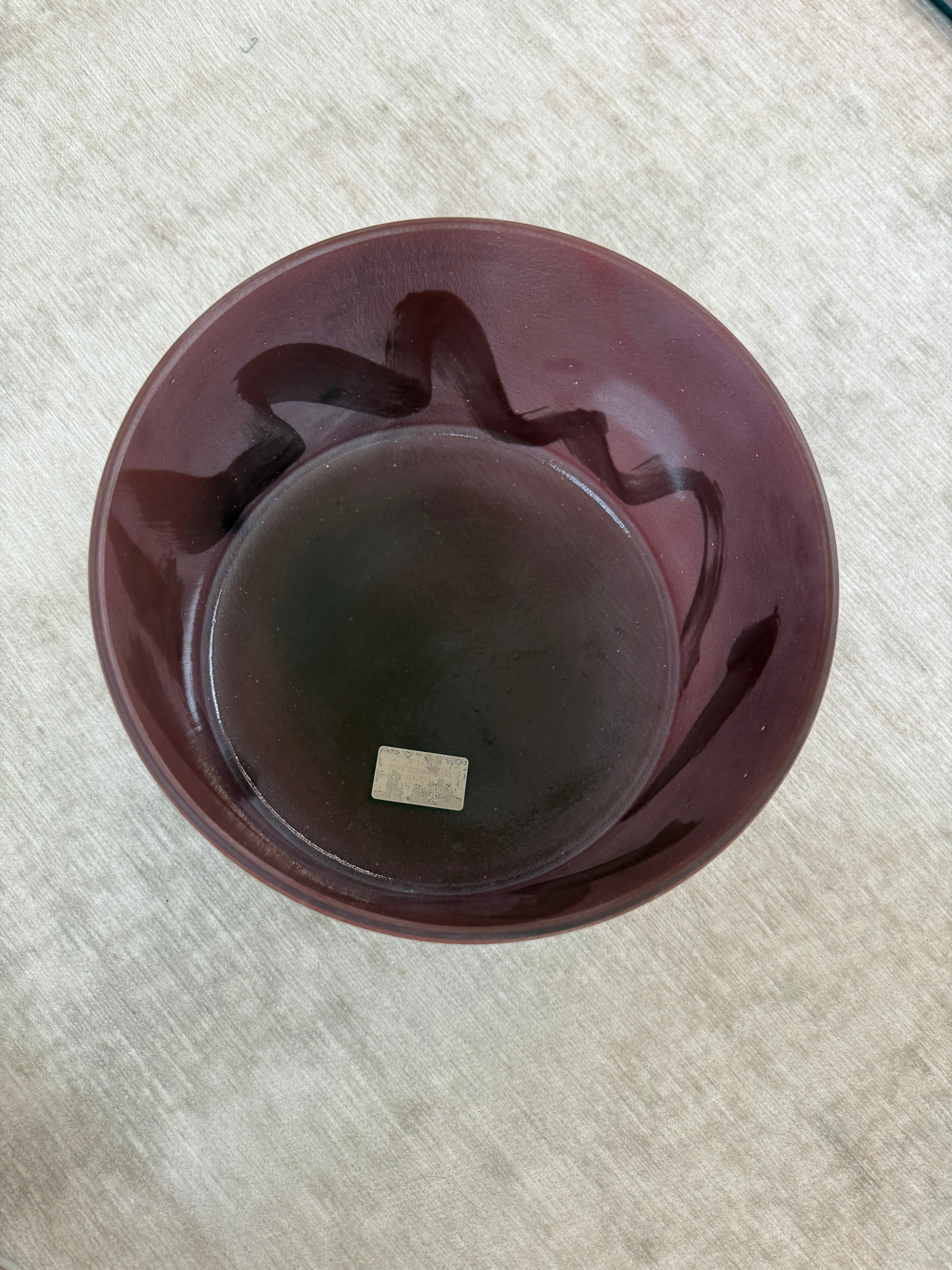 8" F#-25 Pink Tourmaline 142933 Crystal Tones® Alchemy Singing Bowl