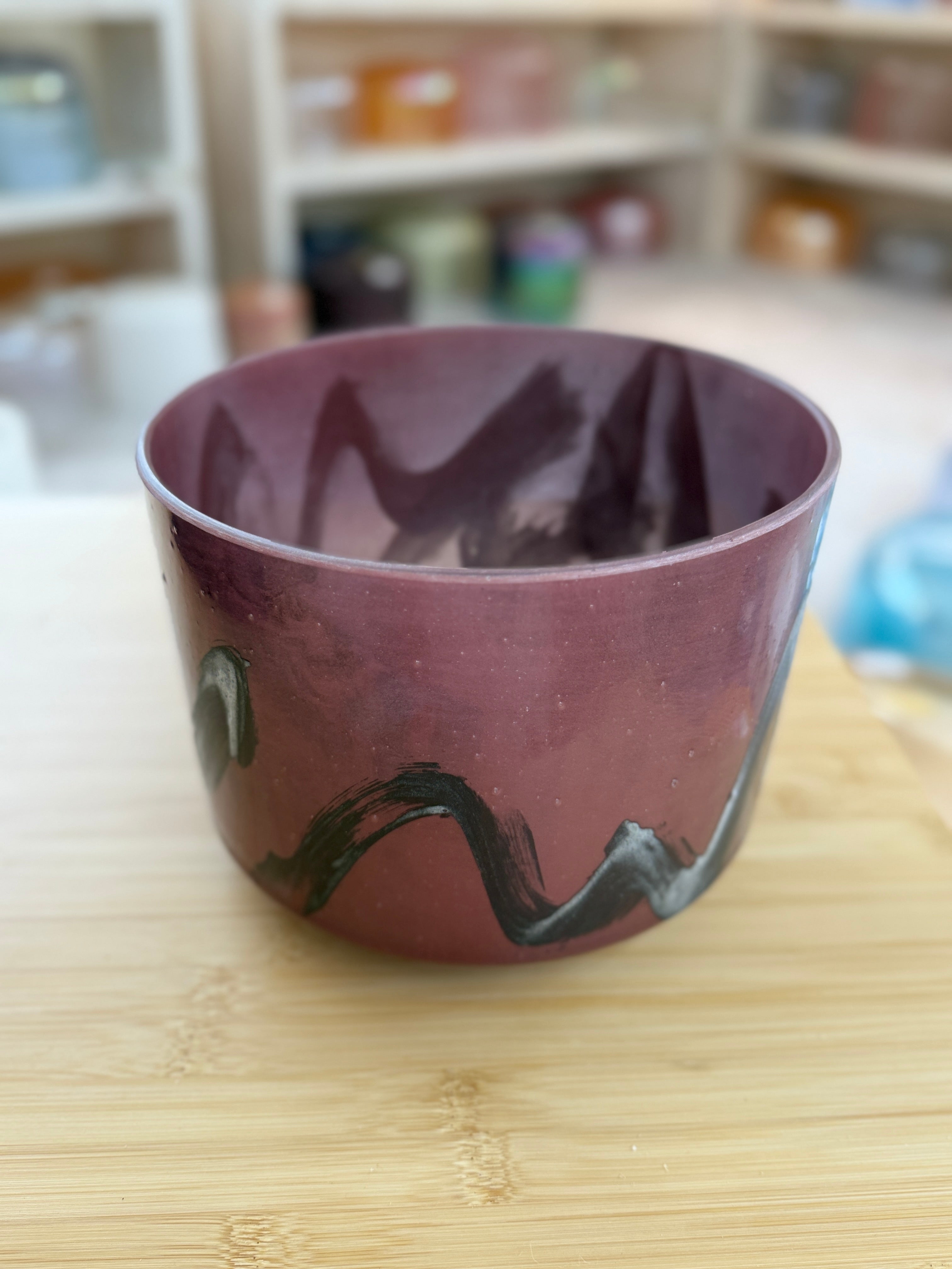 8" F#-25 Pink Tourmaline 142933 Crystal Tones® Alchemy Singing Bowl