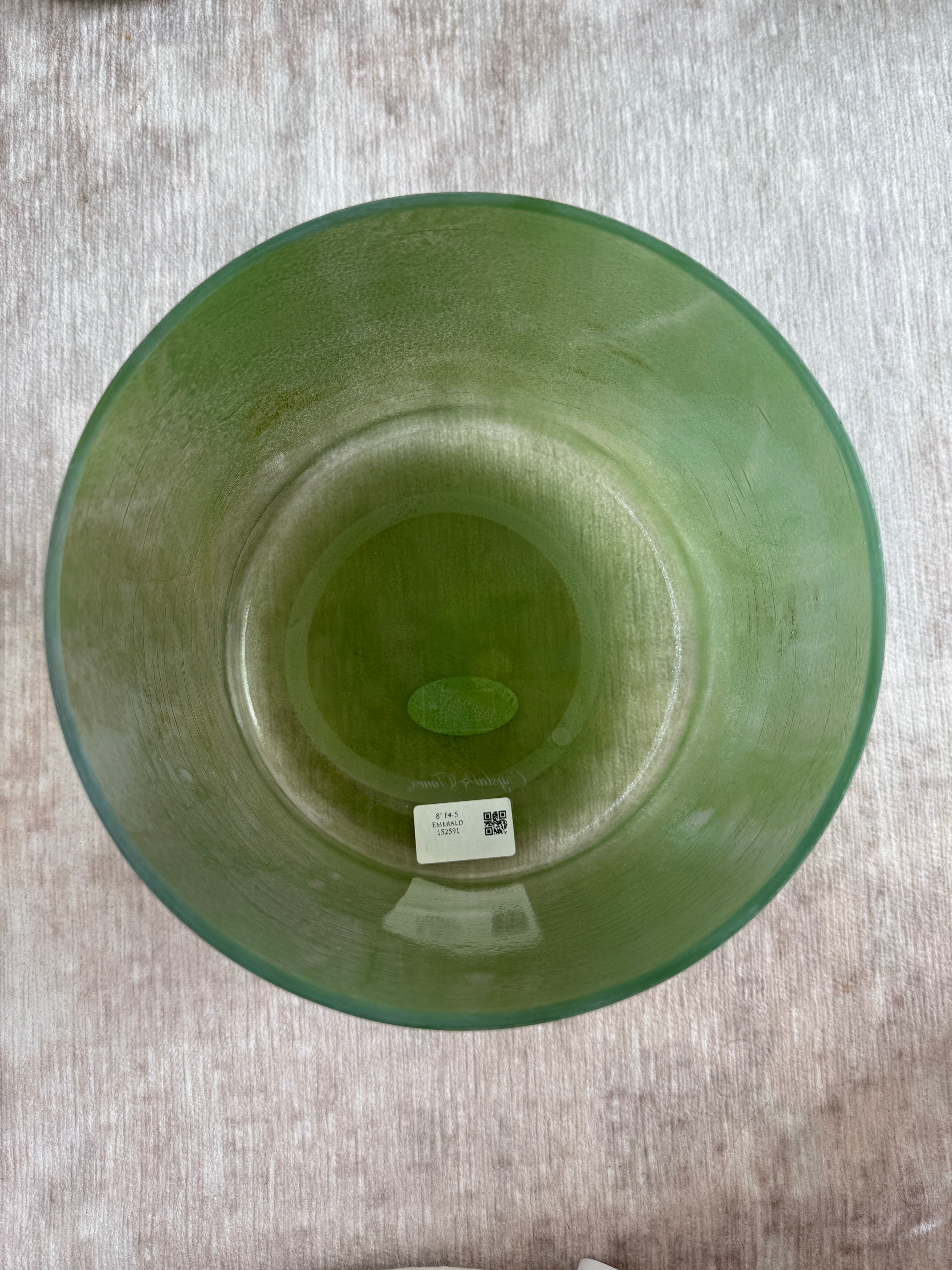 8" F#-5 Emerald 152591 Crystal Tones® Alchemy Singing Bowl