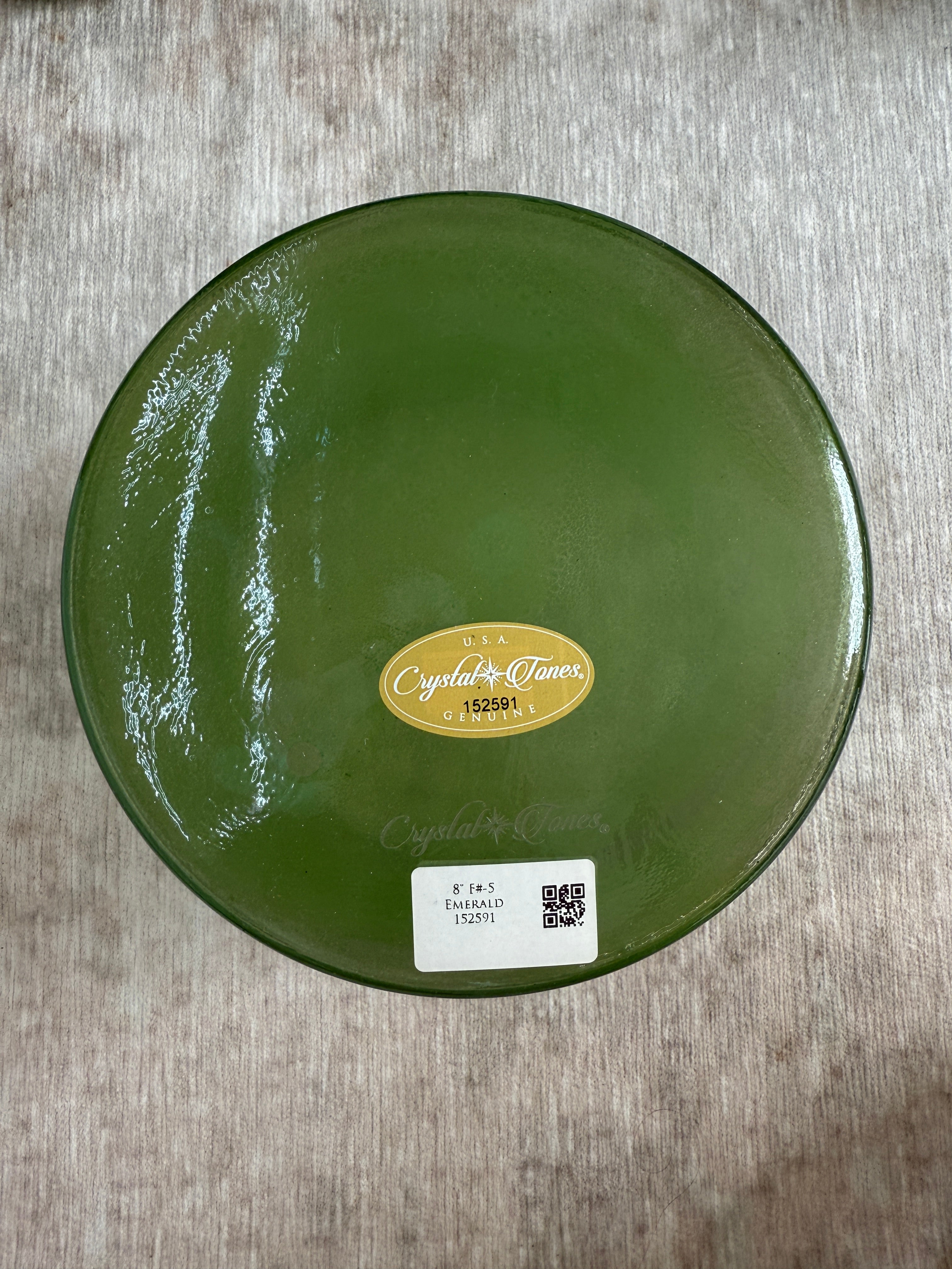 8" F#-5 Emerald 152591 Crystal Tones® Alchemy Singing Bowl