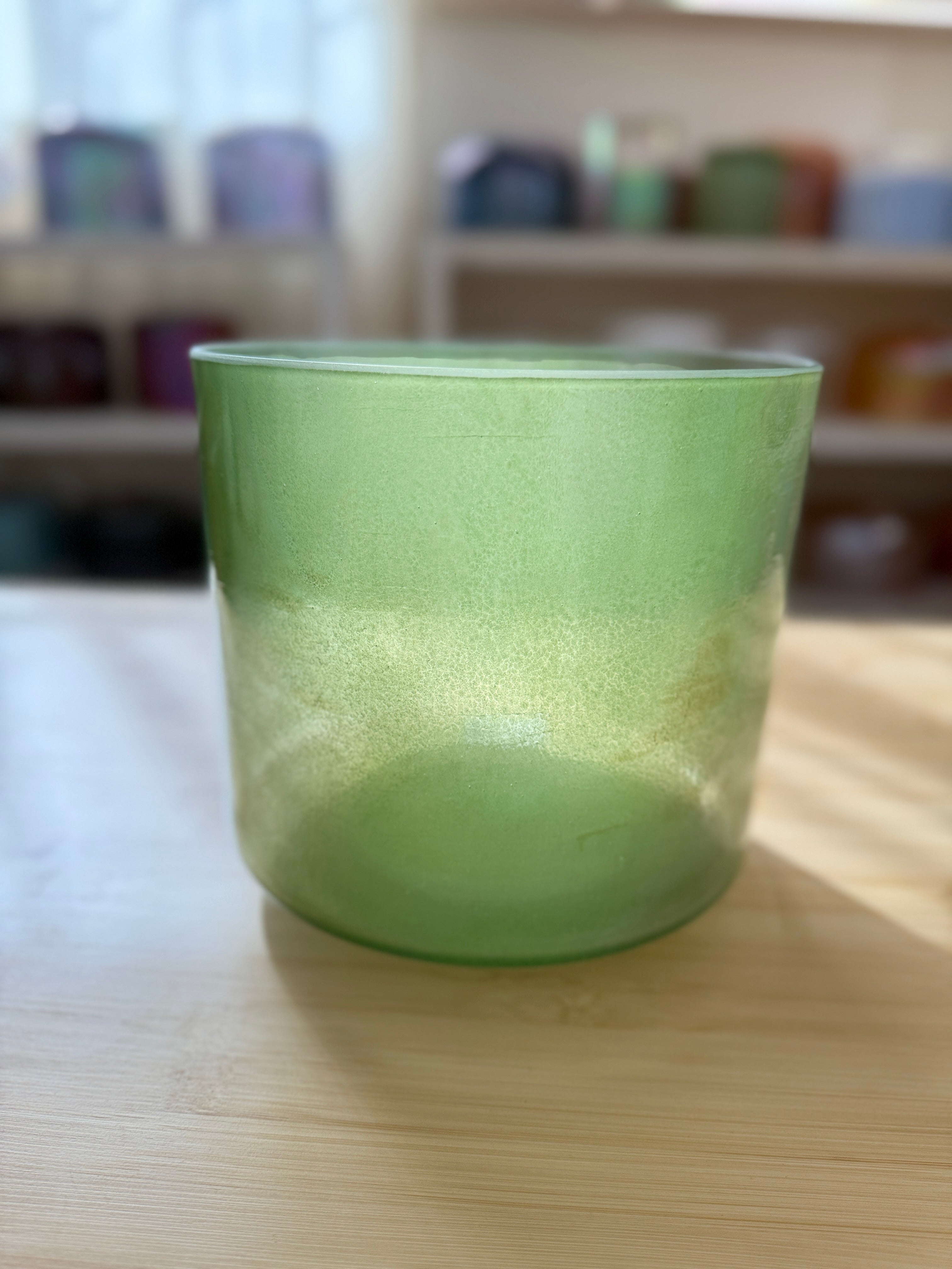 8" F#-5 Emerald 152591 Crystal Tones® Alchemy Singing Bowl