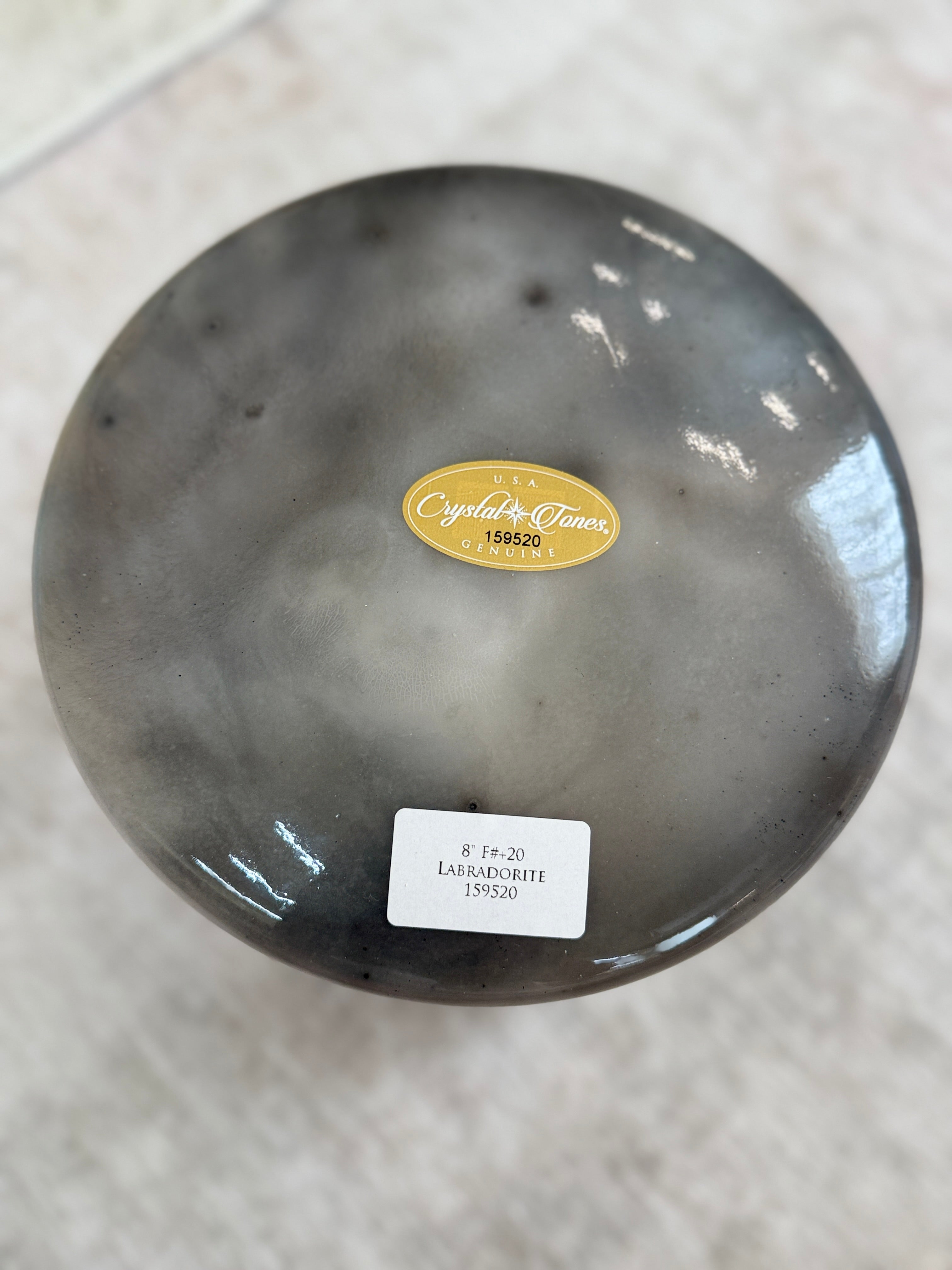 8" F#+20 Labradorite 159520 Crystal Tones® Alchemy Singing Bowl