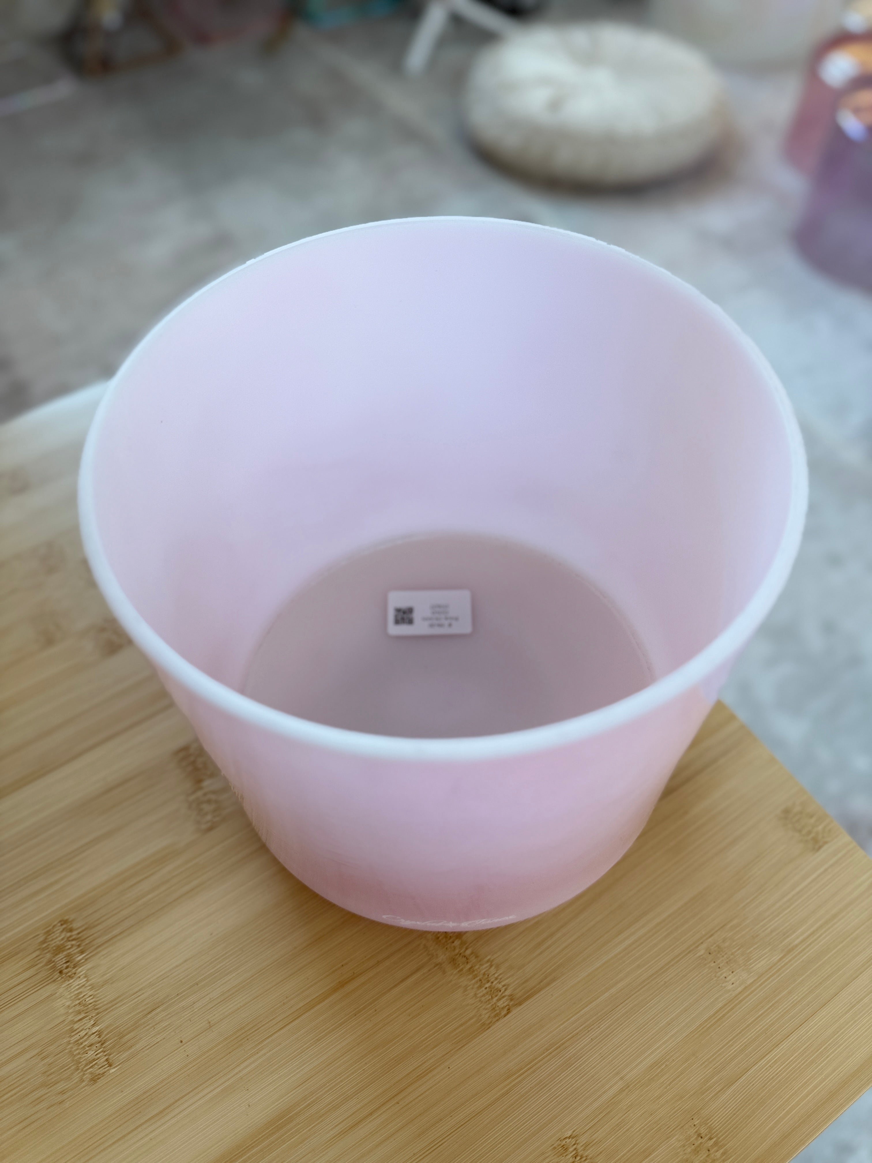 8" F#+20 Pink Ocean Gold 155637 Crystal Tones® Alchemy Singing Bowl