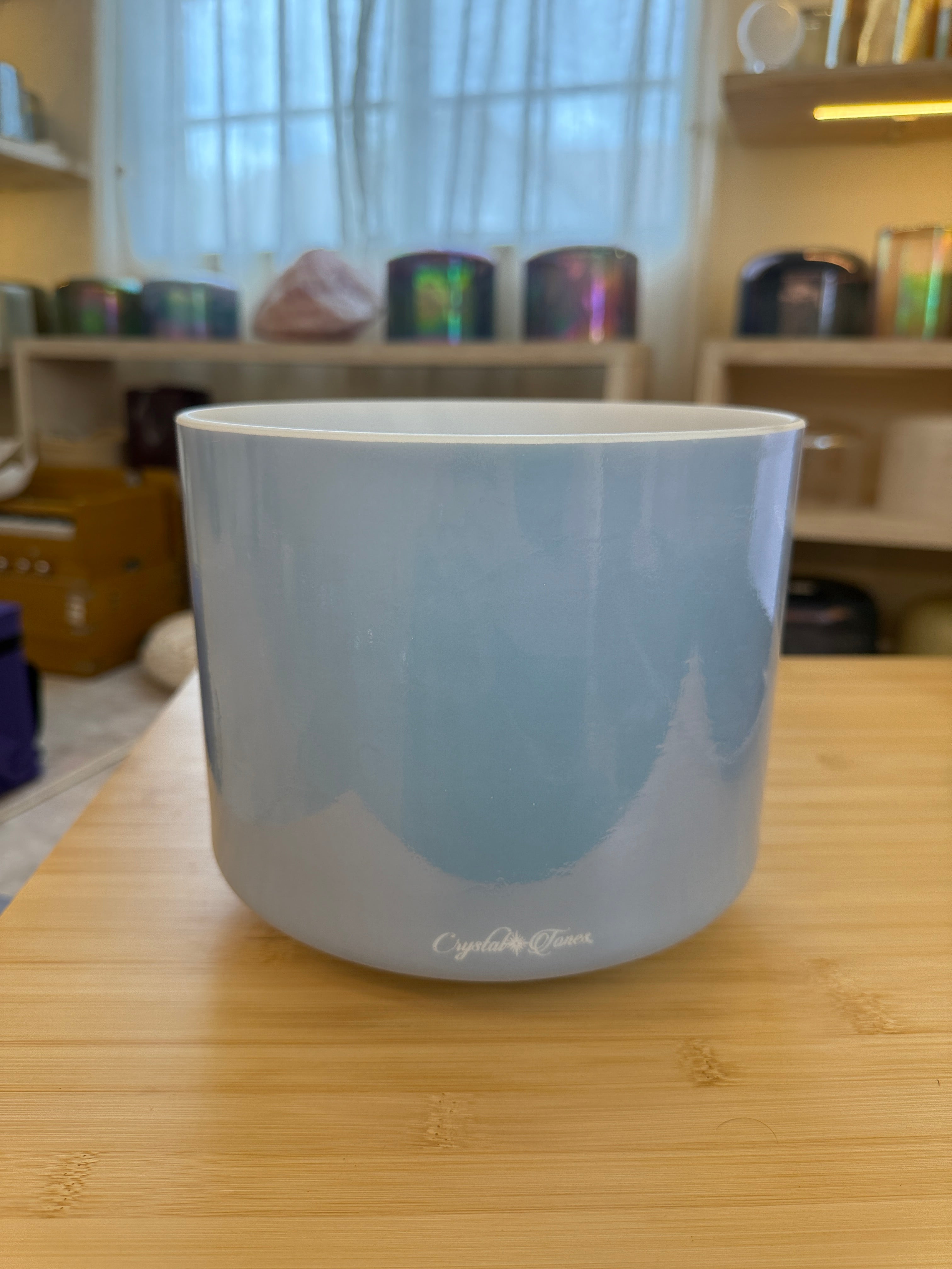 8" F+25 Ocean Indium 156487 Crystal Tones® Alchemy Singing Bowl