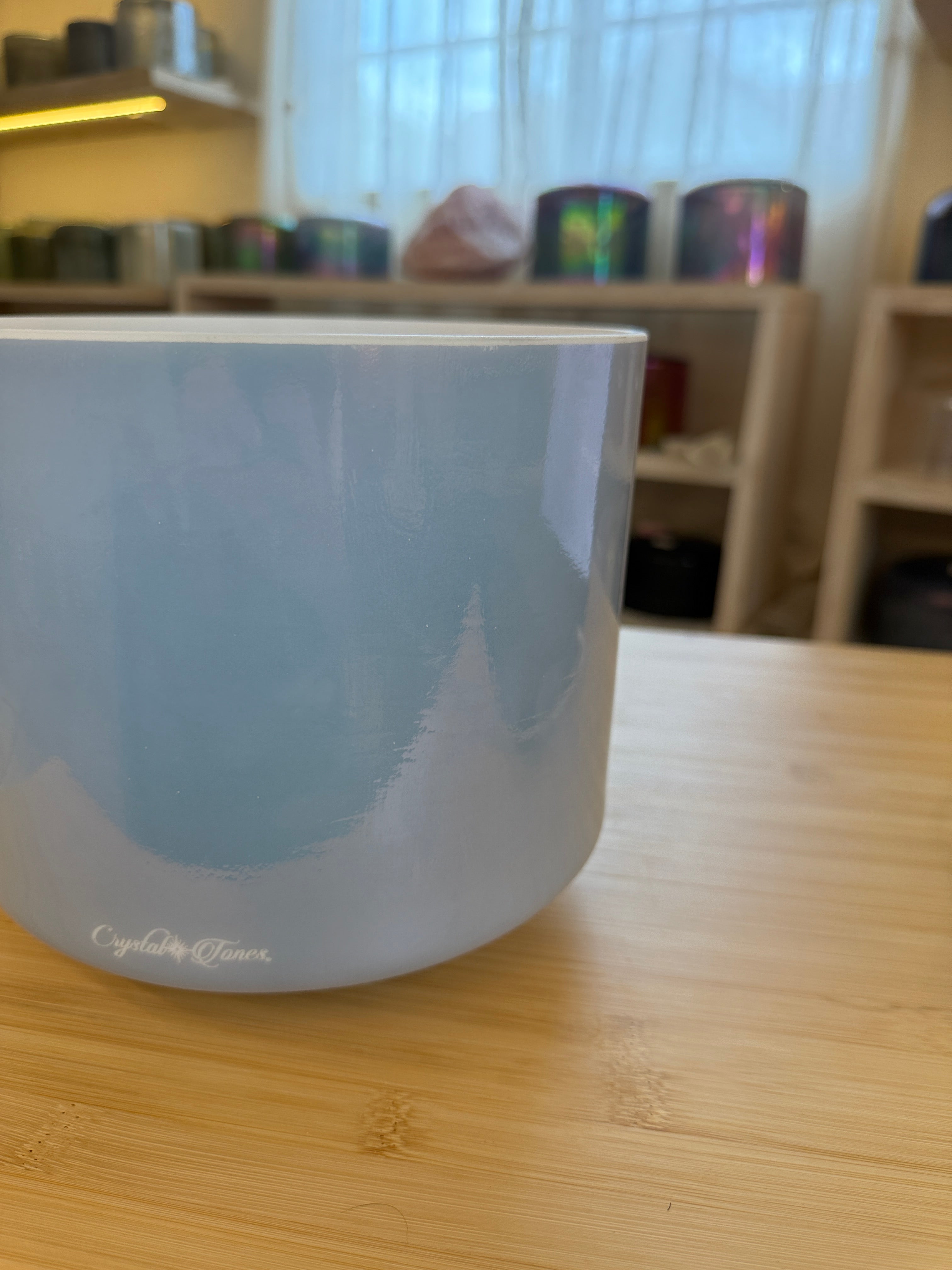 8" F+25 Ocean Indium 156487 Crystal Tones® Alchemy Singing Bowl