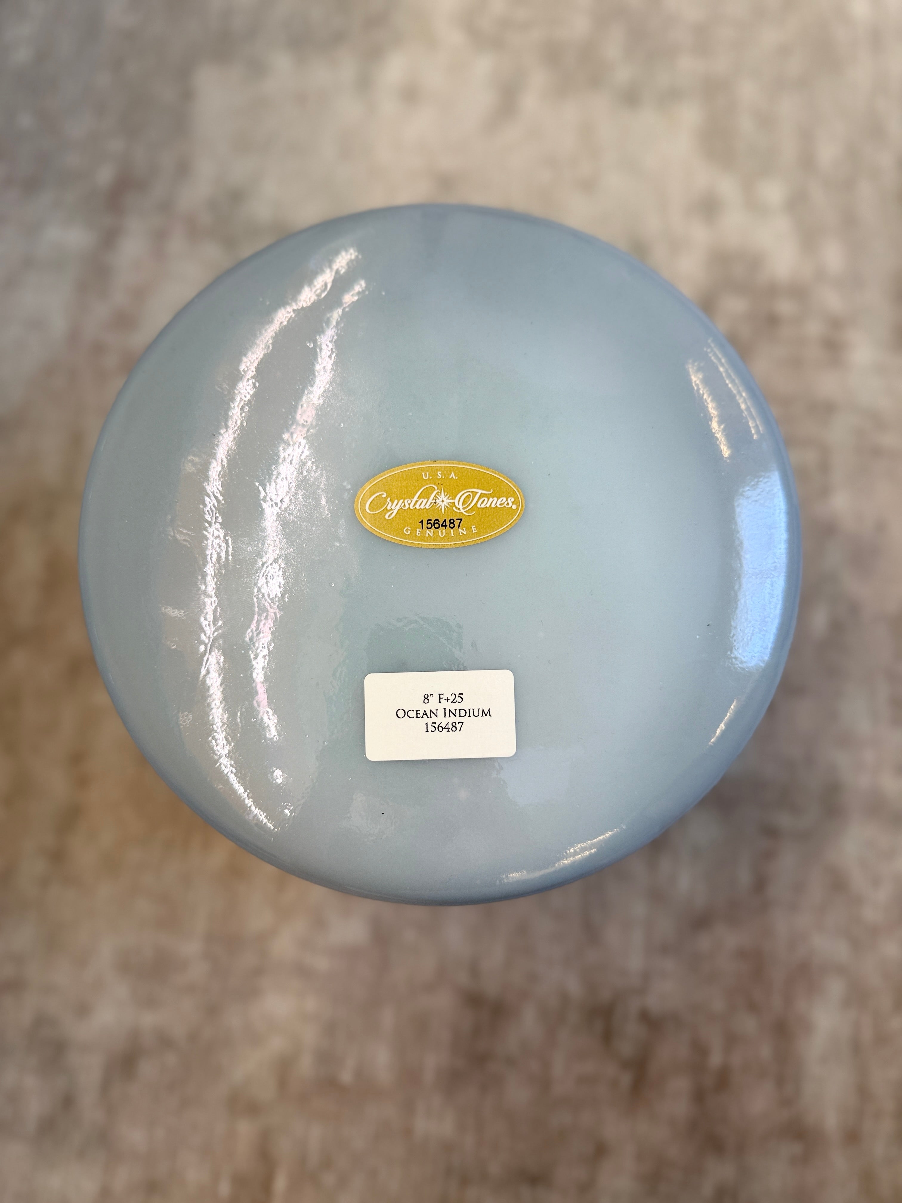 8" F+25 Ocean Indium 156487 Crystal Tones® Alchemy Singing Bowl