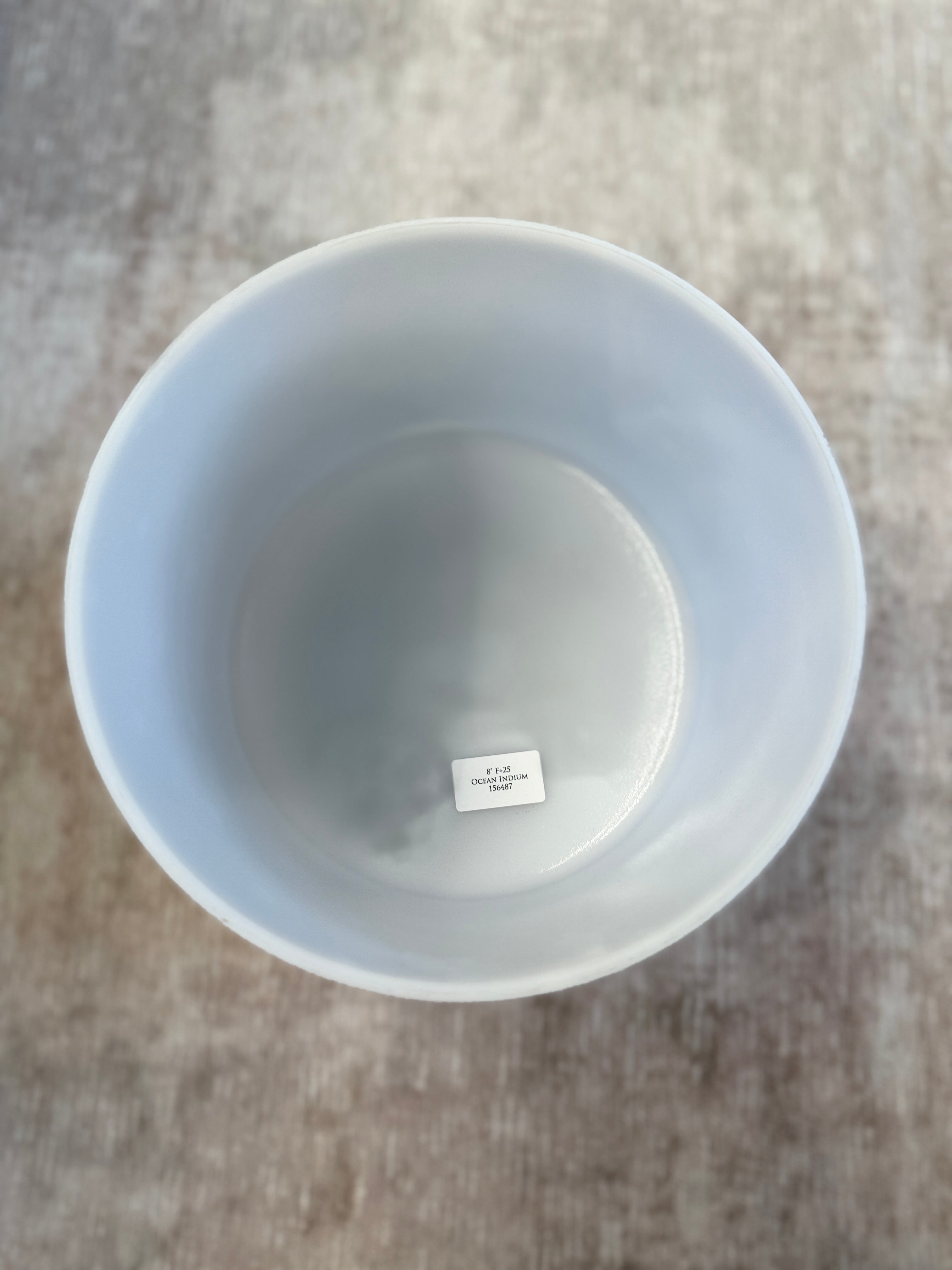 8" F+25 Ocean Indium 156487 Crystal Tones® Alchemy Singing Bowl