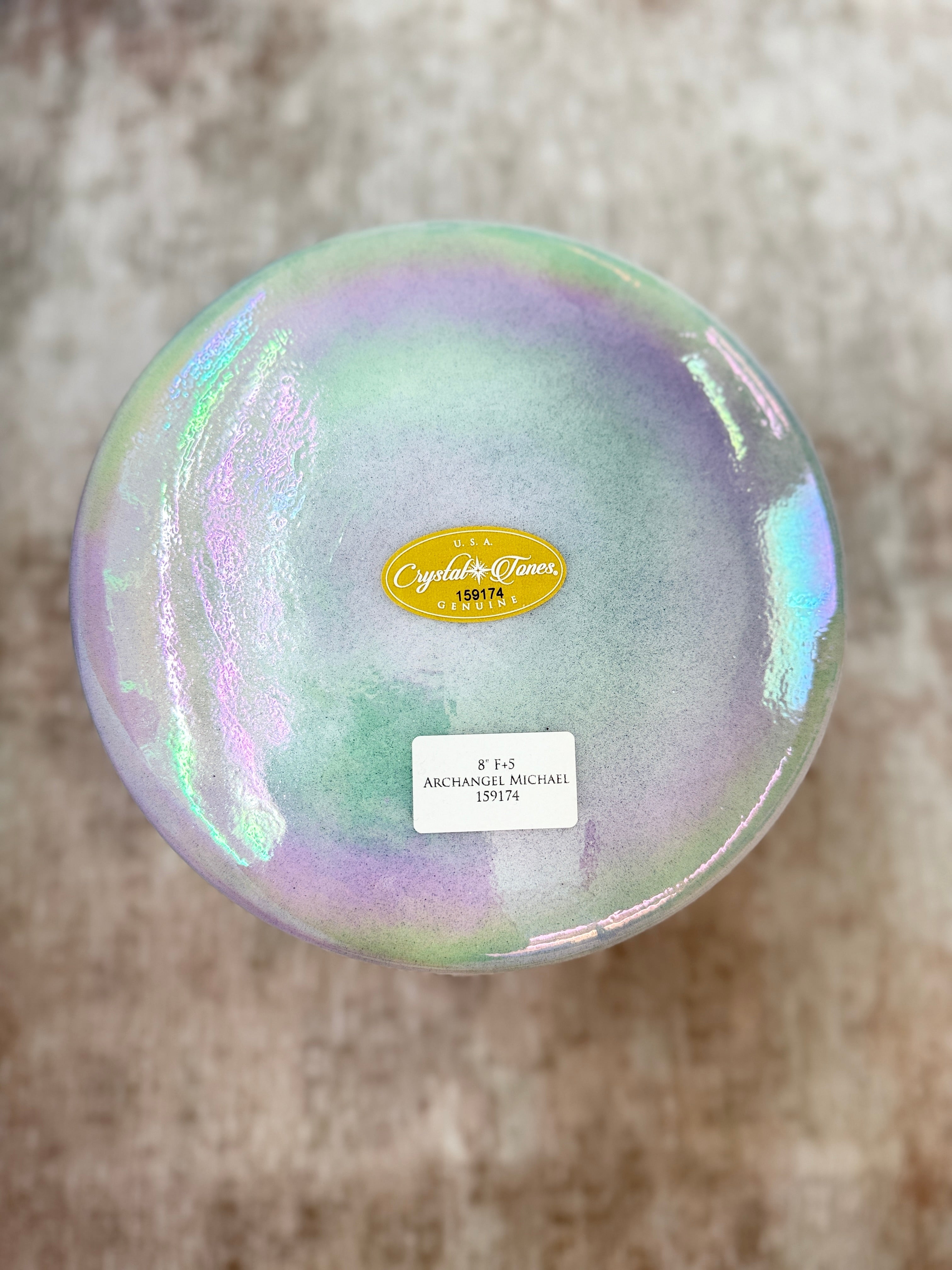 8" F+5 Archangel Michael 159174 Crystal Tones® Alchemy Singing Bowl
