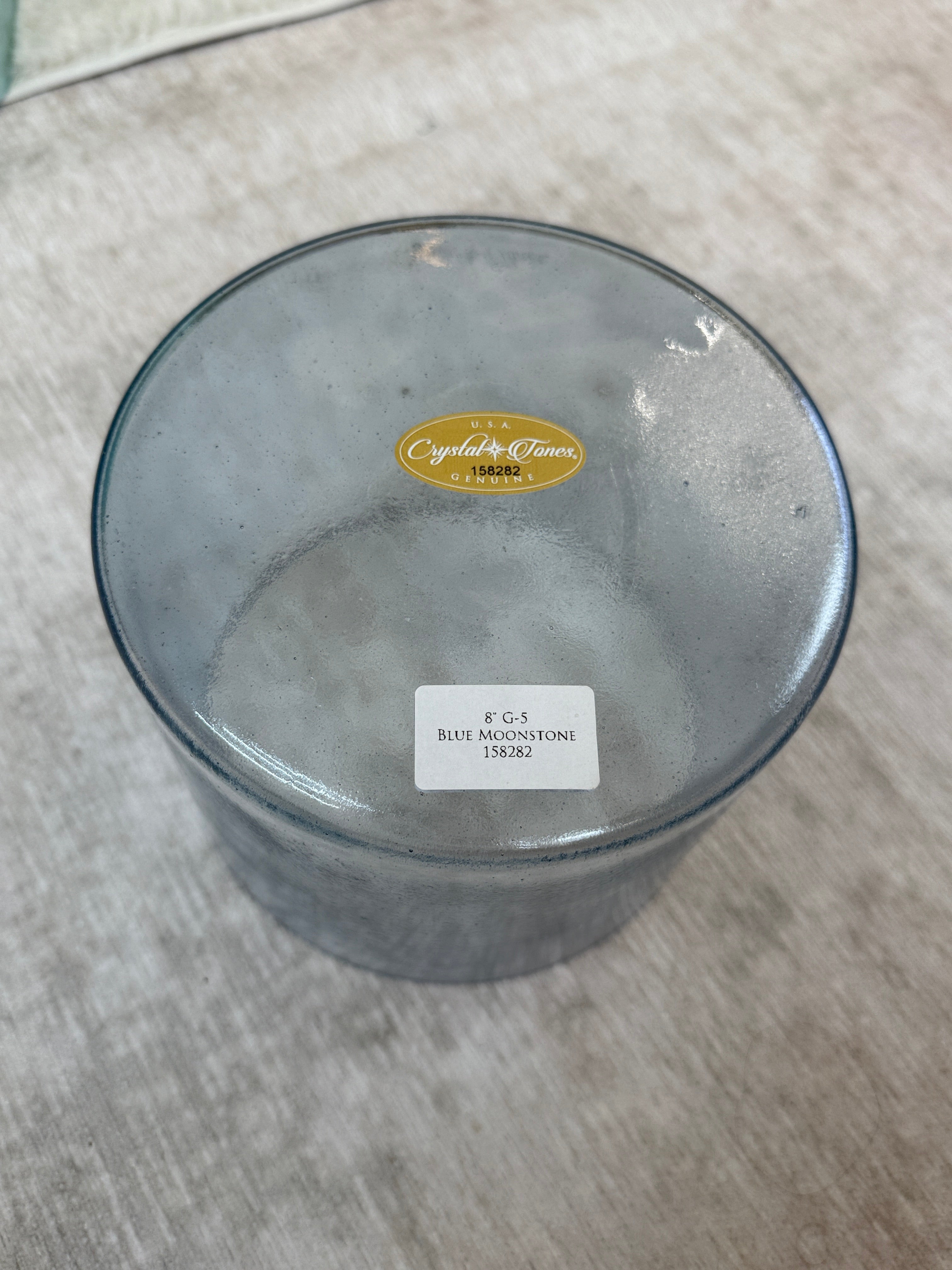 8" G-5 Blue Moonstone 158282 Crystal Tones® Alchemy Singing Bowl