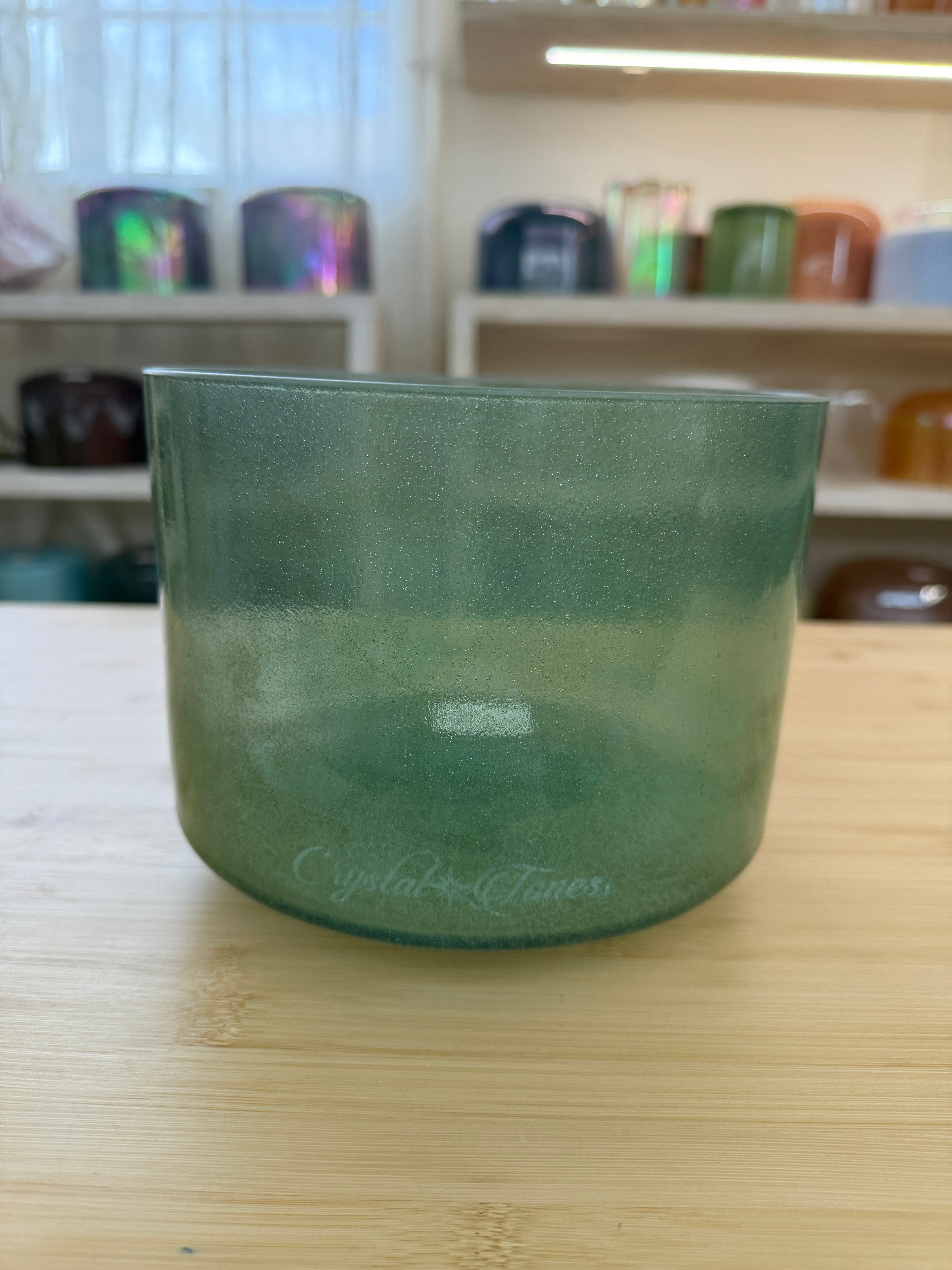 8" G-5 Chrysoprase 133654 Crystal Tones® Alchemy Singing Bowl