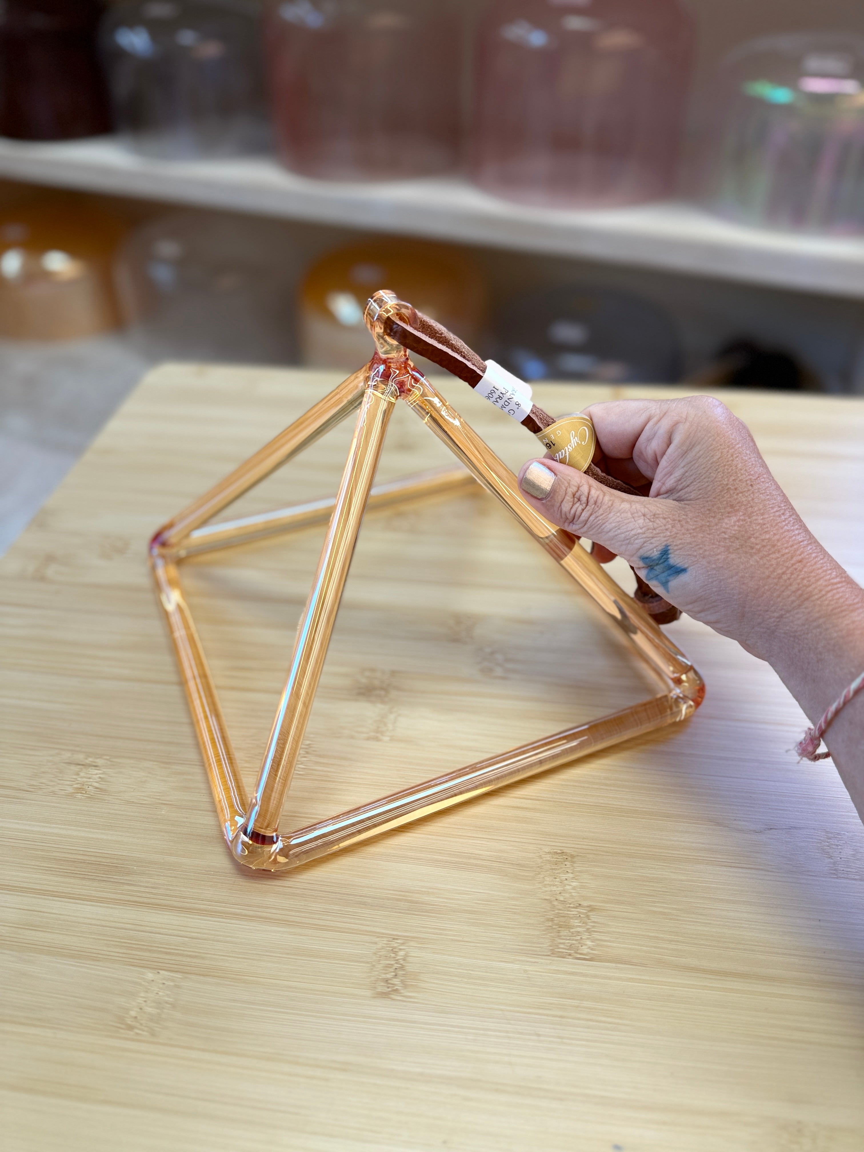 8" G#-5 Grandmother 160630 Crystal Tones® Alchemy Pyramid