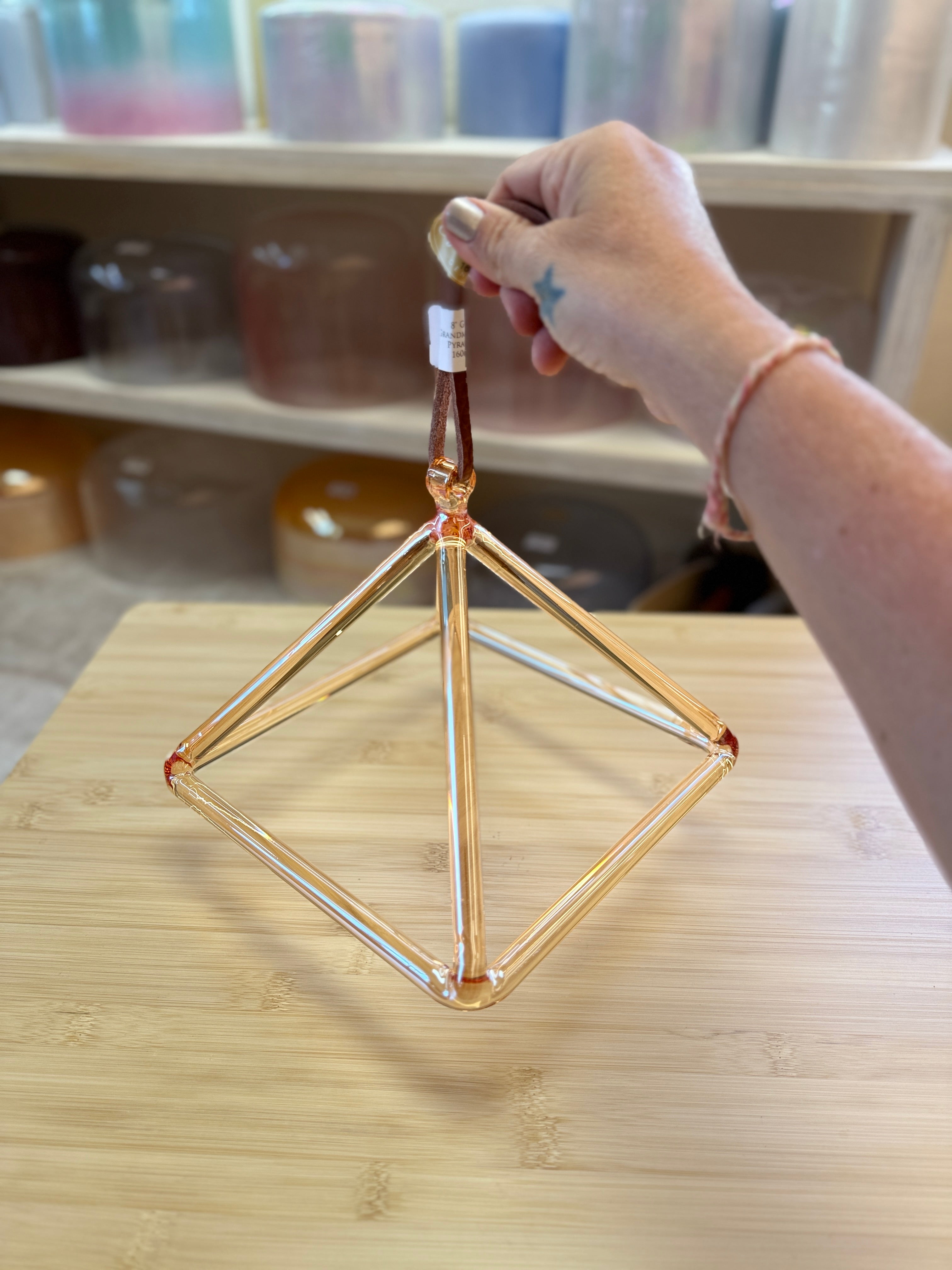 8" G#-5 Grandmother 160630 Crystal Tones® Alchemy Pyramid
