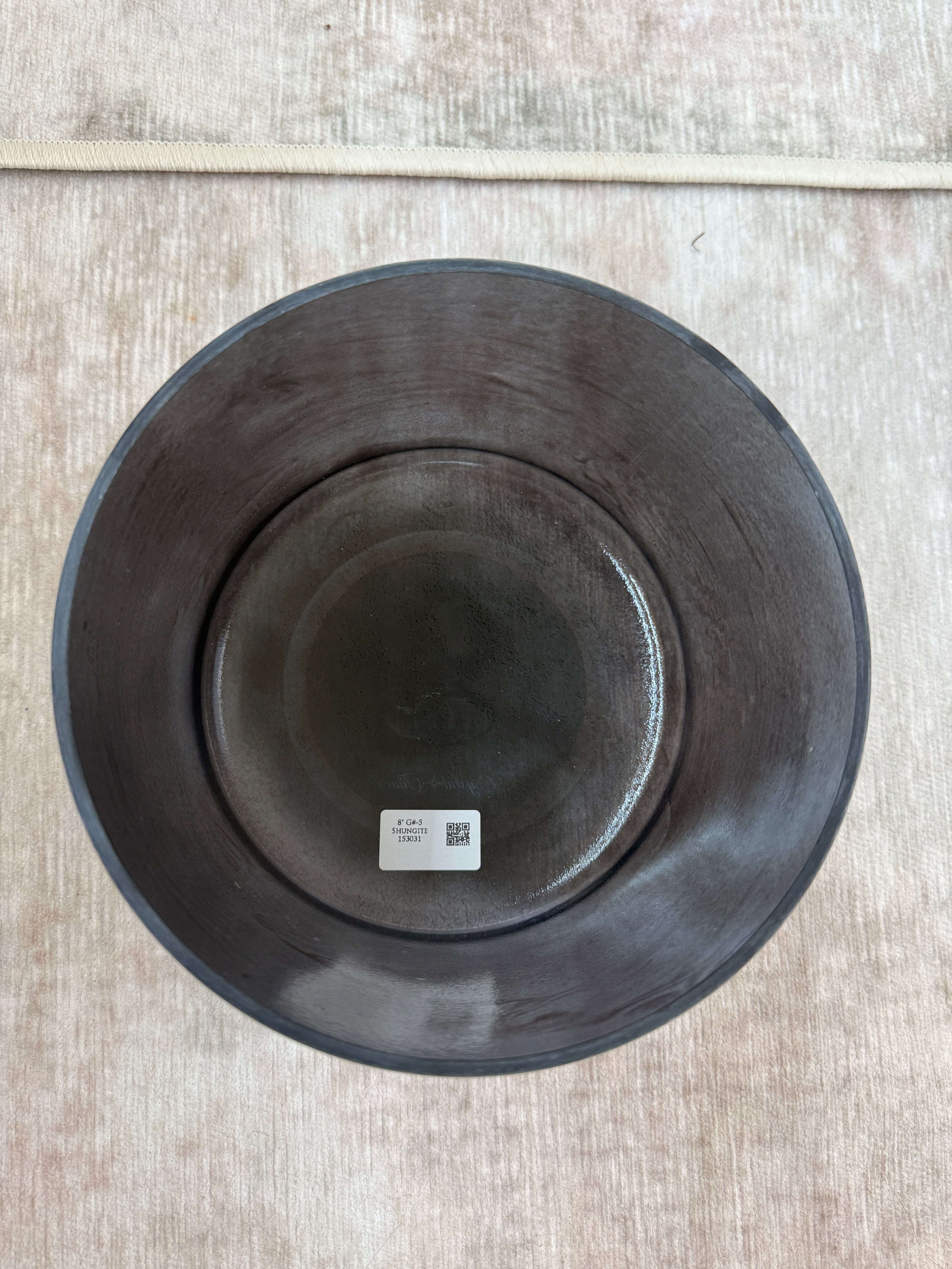 8" G#-5 Shungite 153031 Crystal Tones® Alchemy Singing Bowl