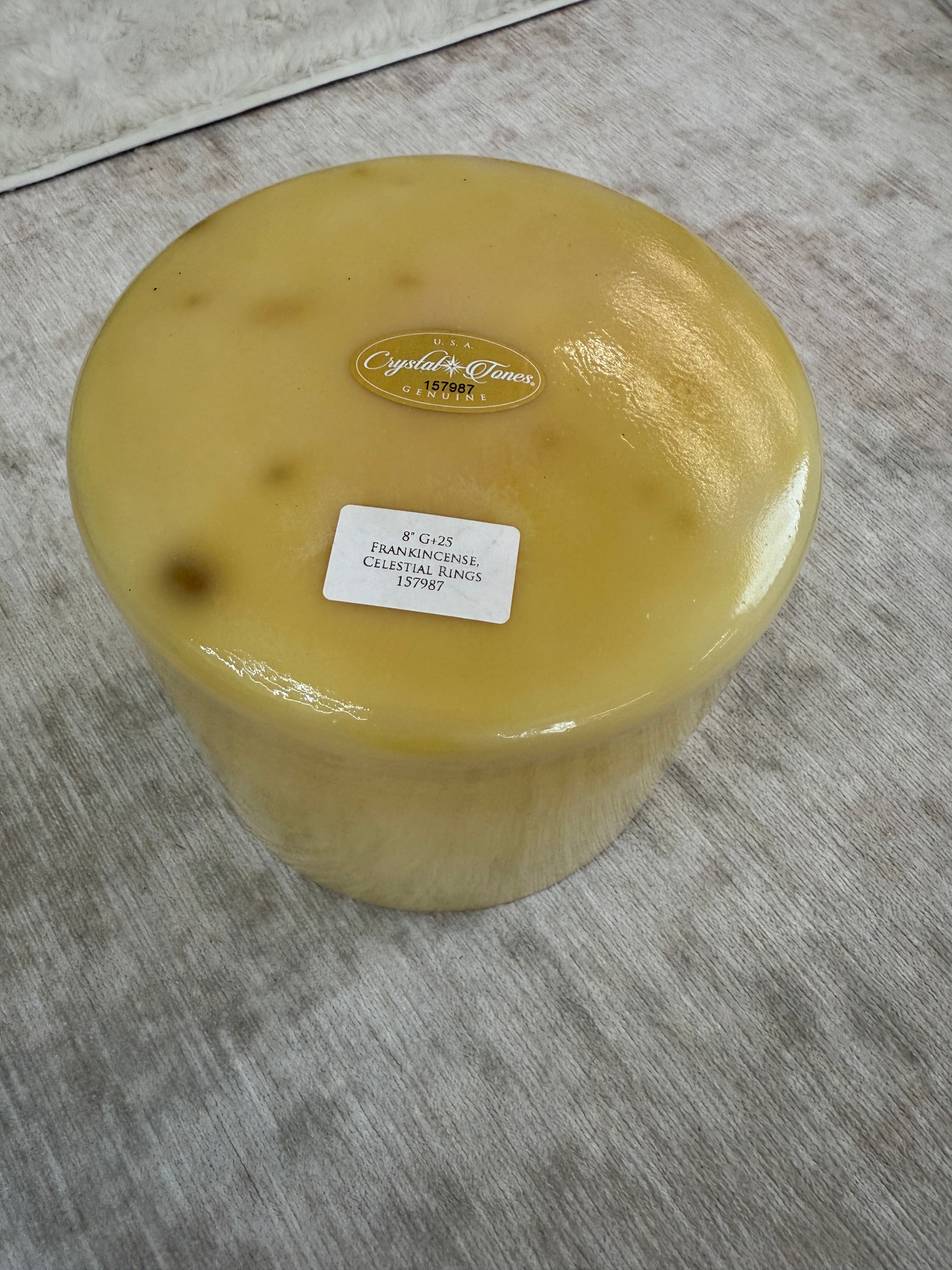 8" G+25 Frankincense, Celestial Rings 157987 Crystal Tones® Alchemy Singing Bowl