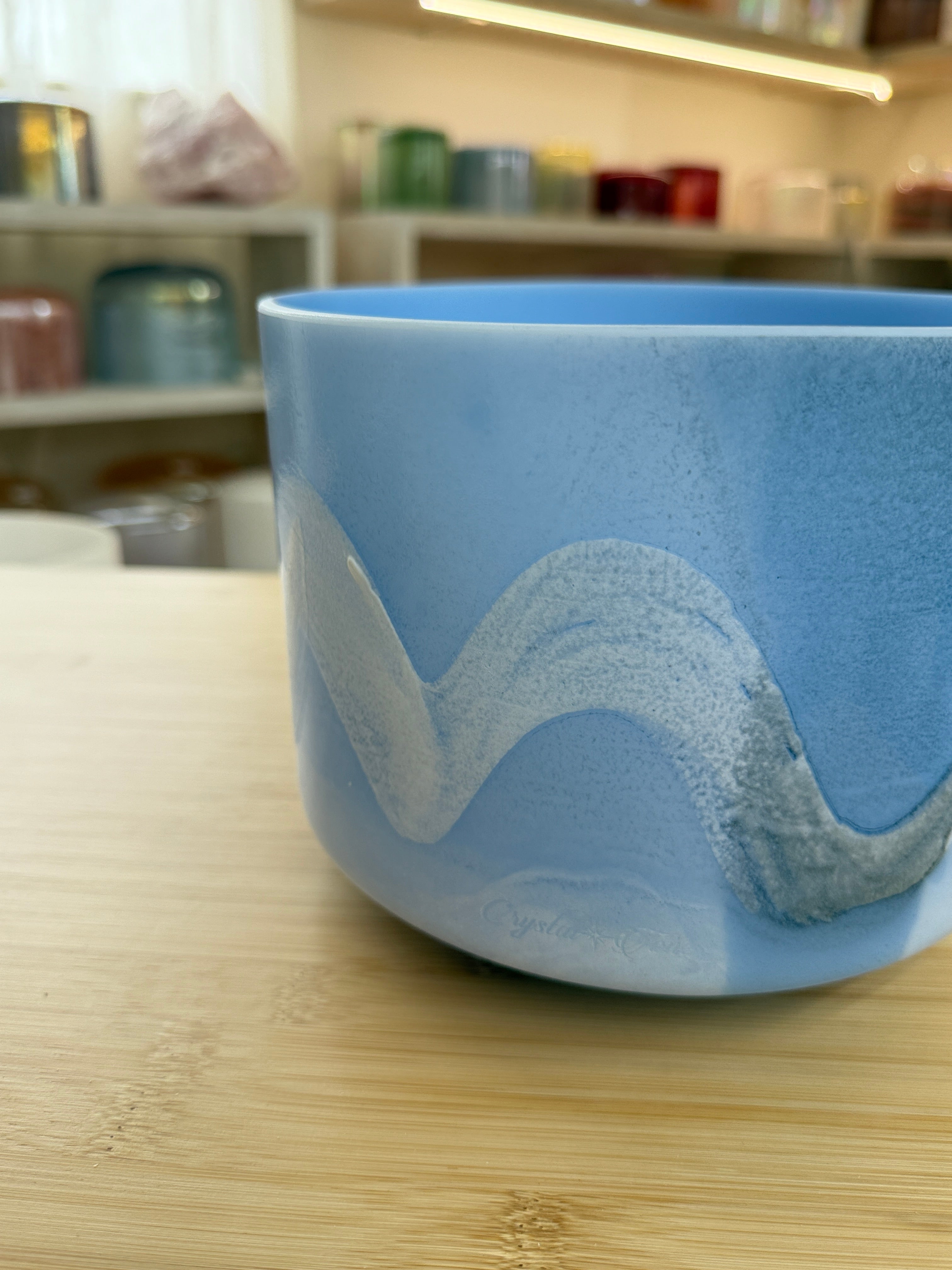 8" G+30 Larimar 159450 Crystal Tones® Alchemy Singing Bowl