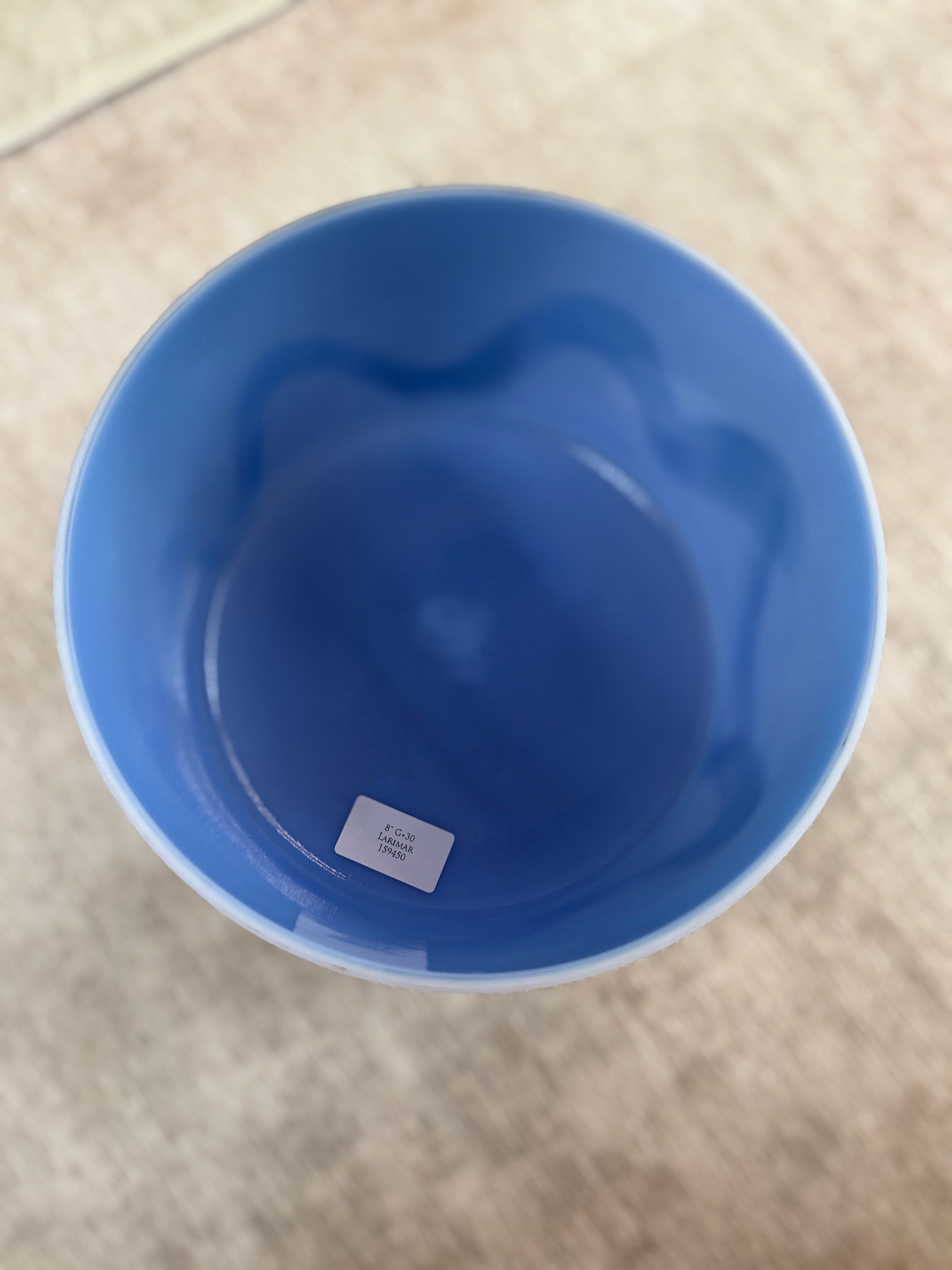 8" G+30 Larimar 159450 Crystal Tones® Alchemy Singing Bowl