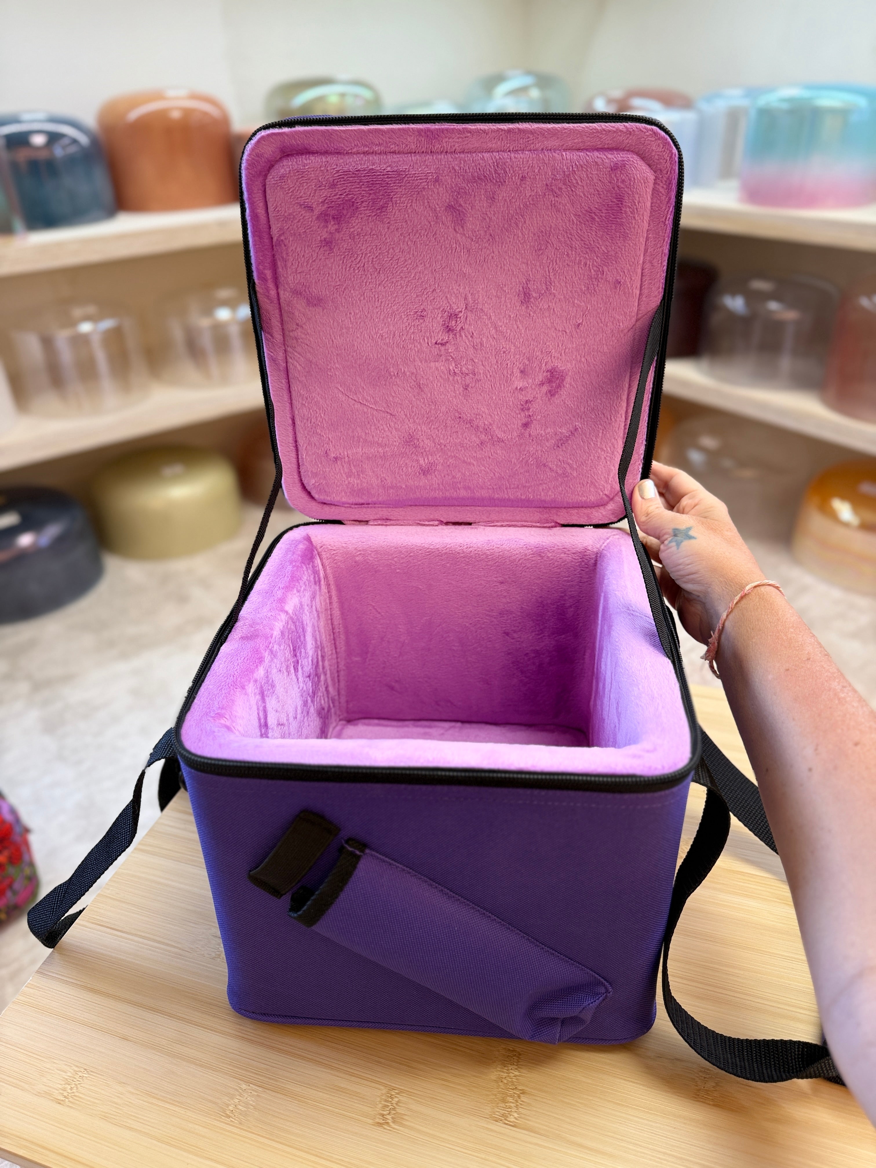 8” Purple Pyramid Case