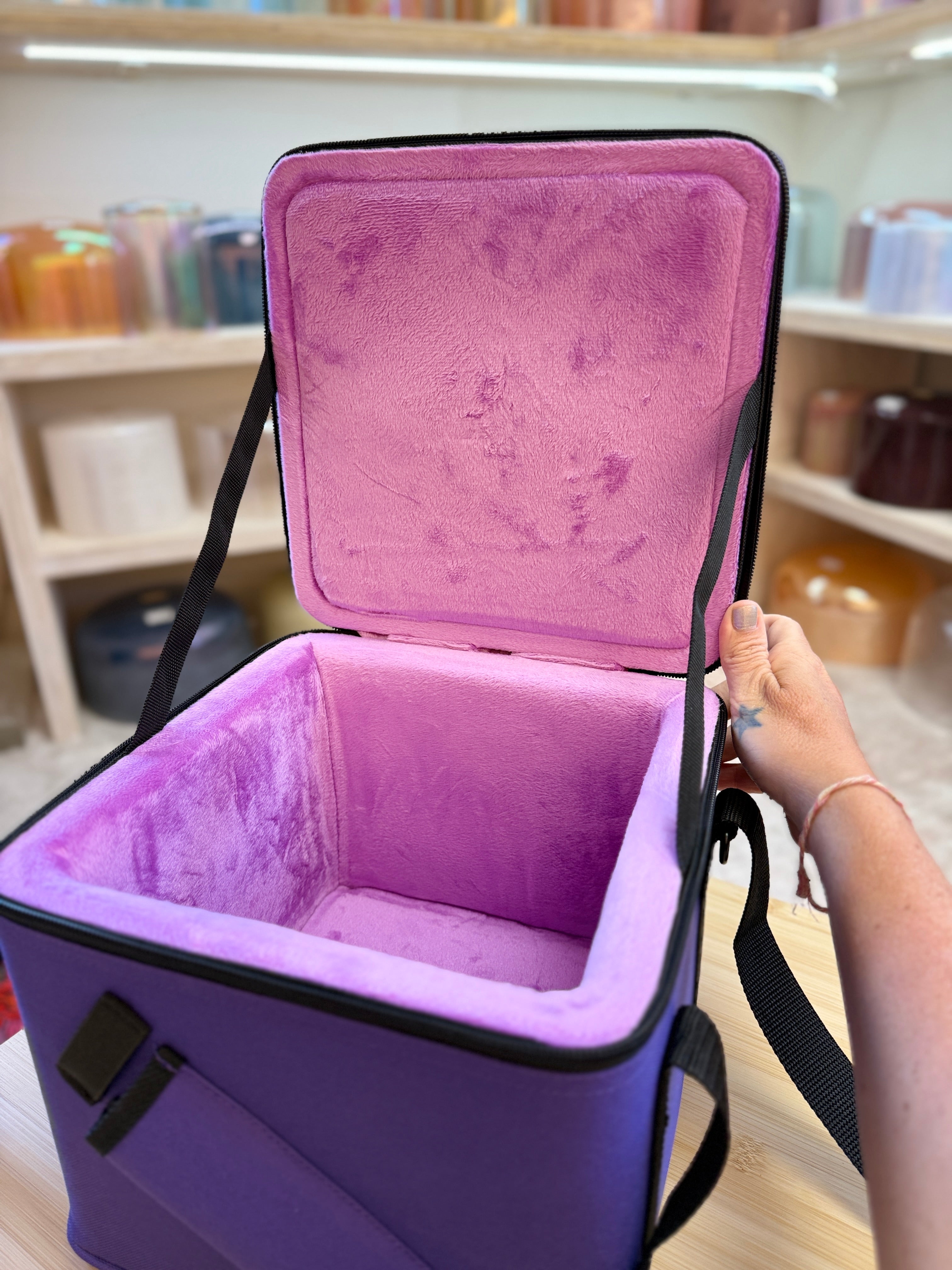 7” Purple Pyramid Case