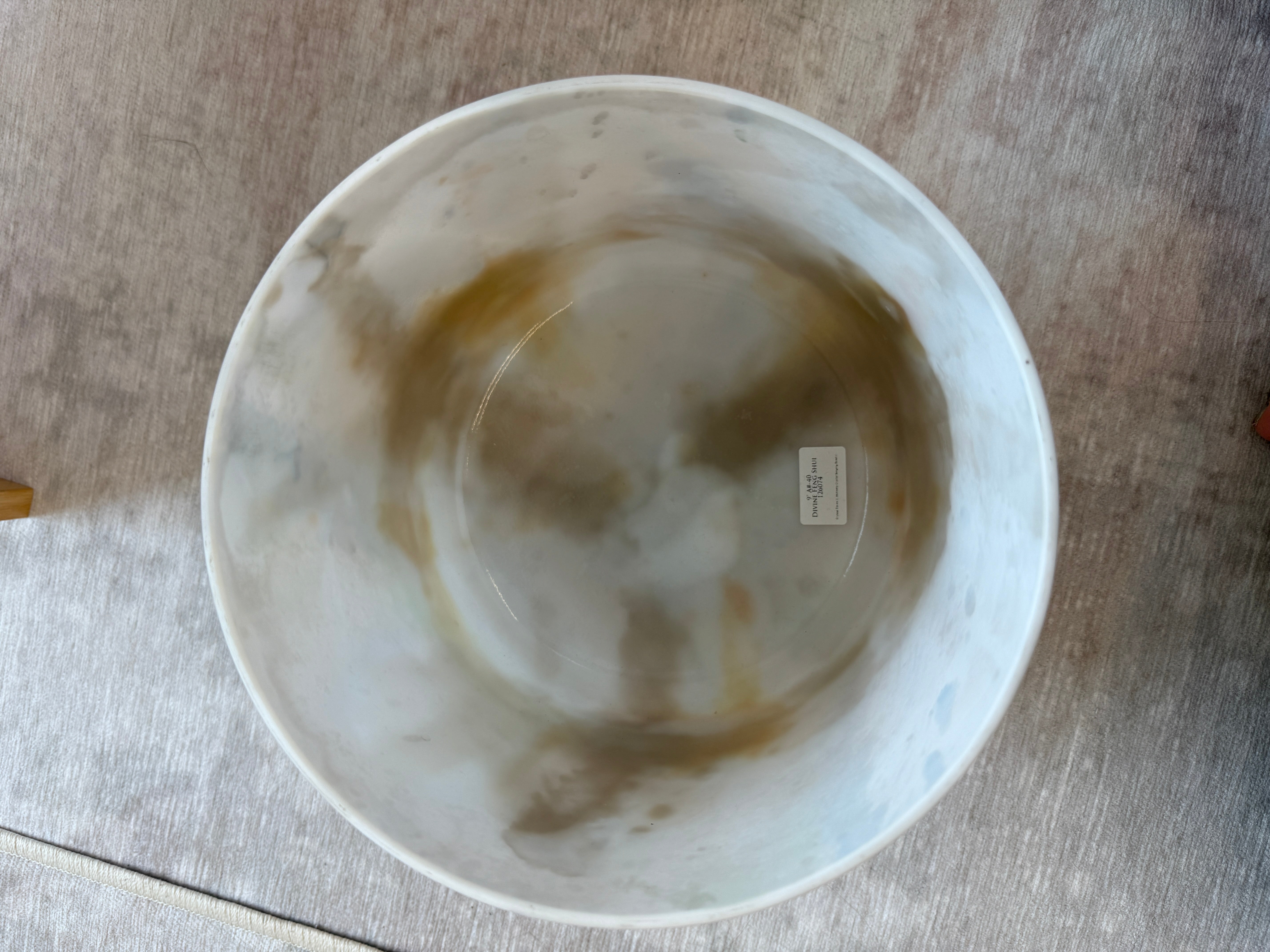 9" A#-40 Divine Feng Shui 126074 Crystal Tones® Alchemy Singing Bowl
