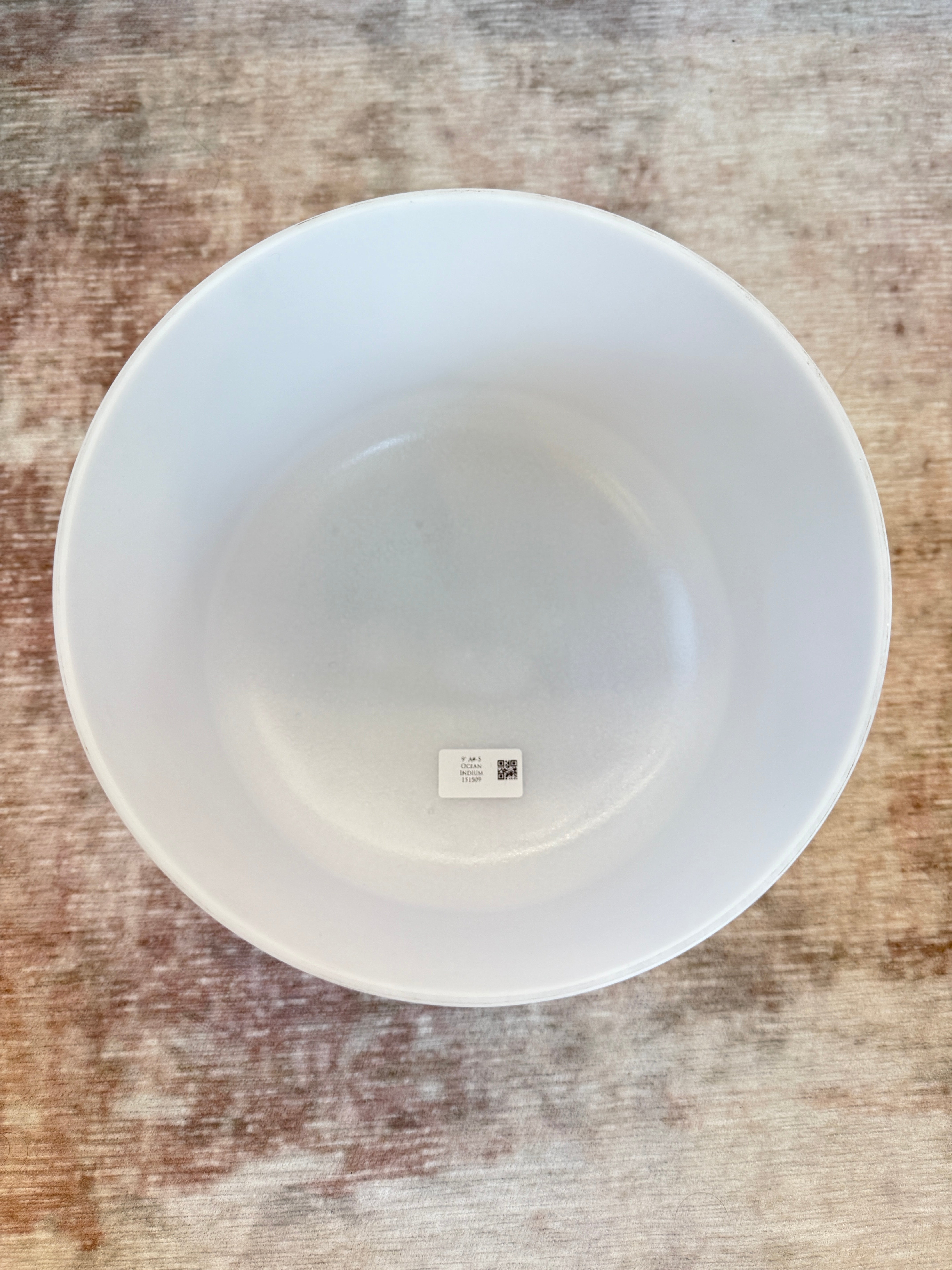 9" A#-5 Ocean Indium 151509 Crystal Tones® Alchemy Singing Bowl