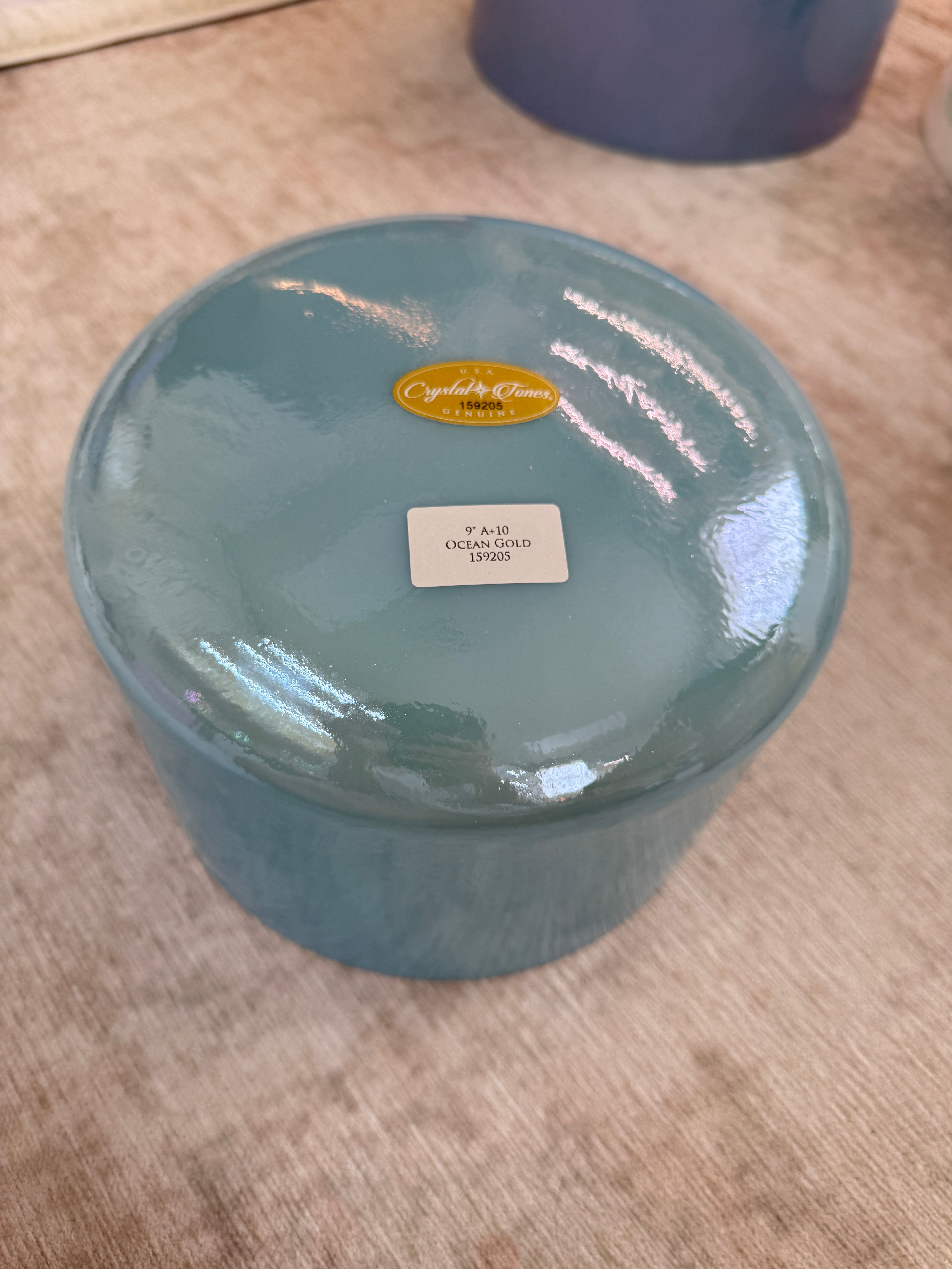 9" A+10 Ocean Gold 159205 Crystal Tones® Alchemy Singing Bowl