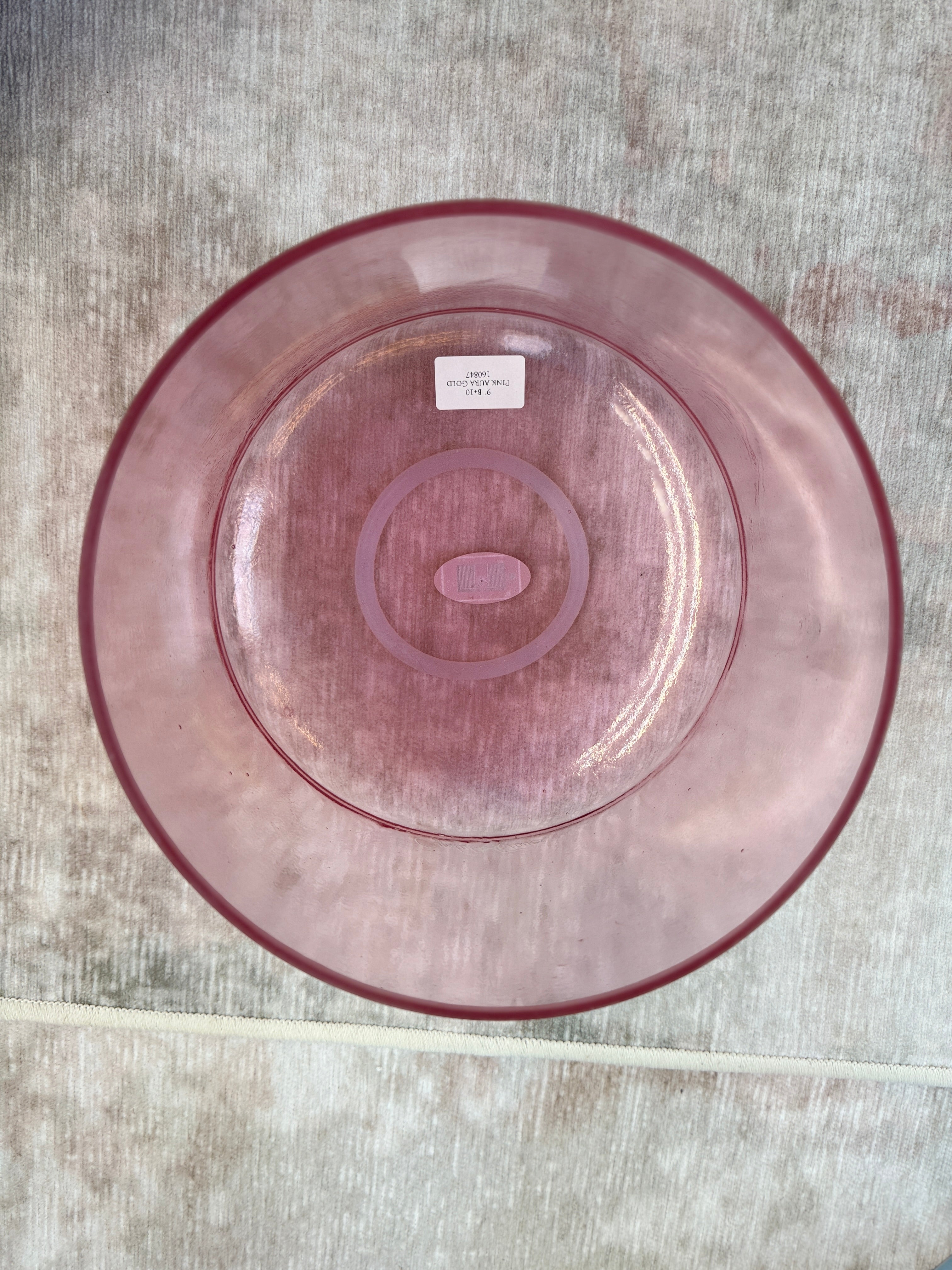 9" B+10 Pink Aura Gold 160847 Crystal Tones® Alchemy Singing Bowl