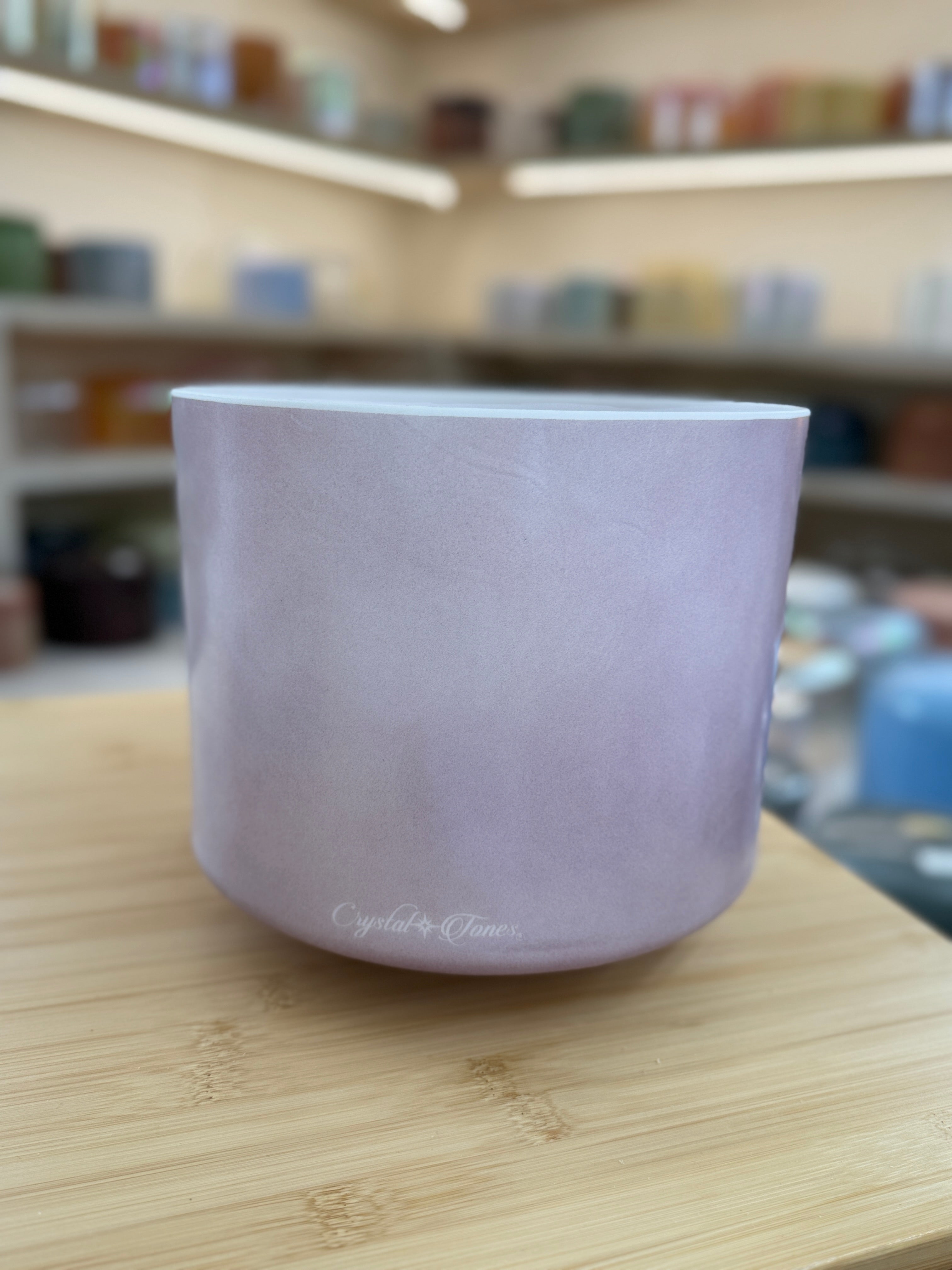 9" C-10 Lavender Sunset Gold 161834 Crystal Tones® Alchemy Singing Bowl