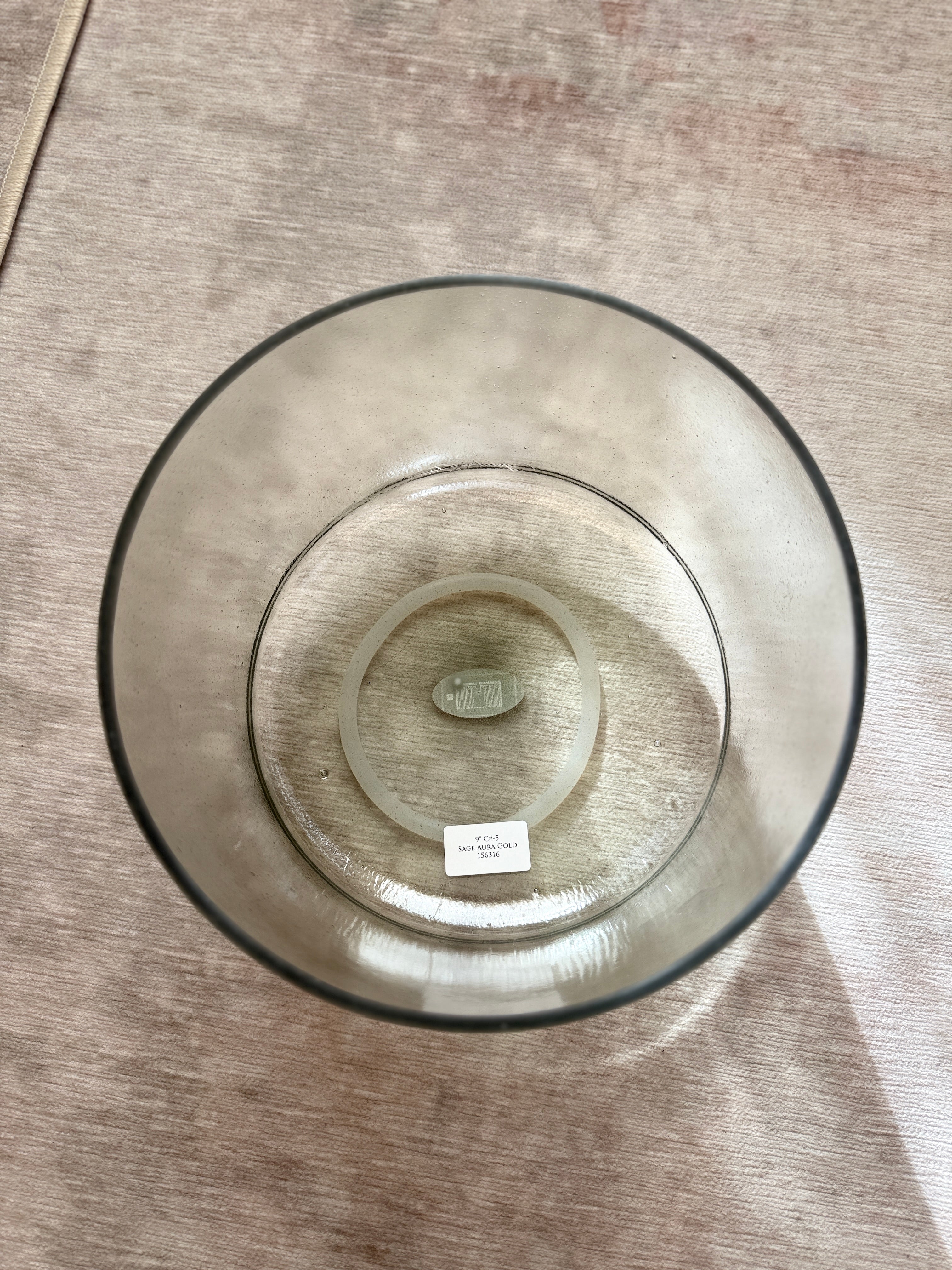 9" C#-5 Sage Aura Gold 156316 Crystal Tones® Alchemy Singing Bowl